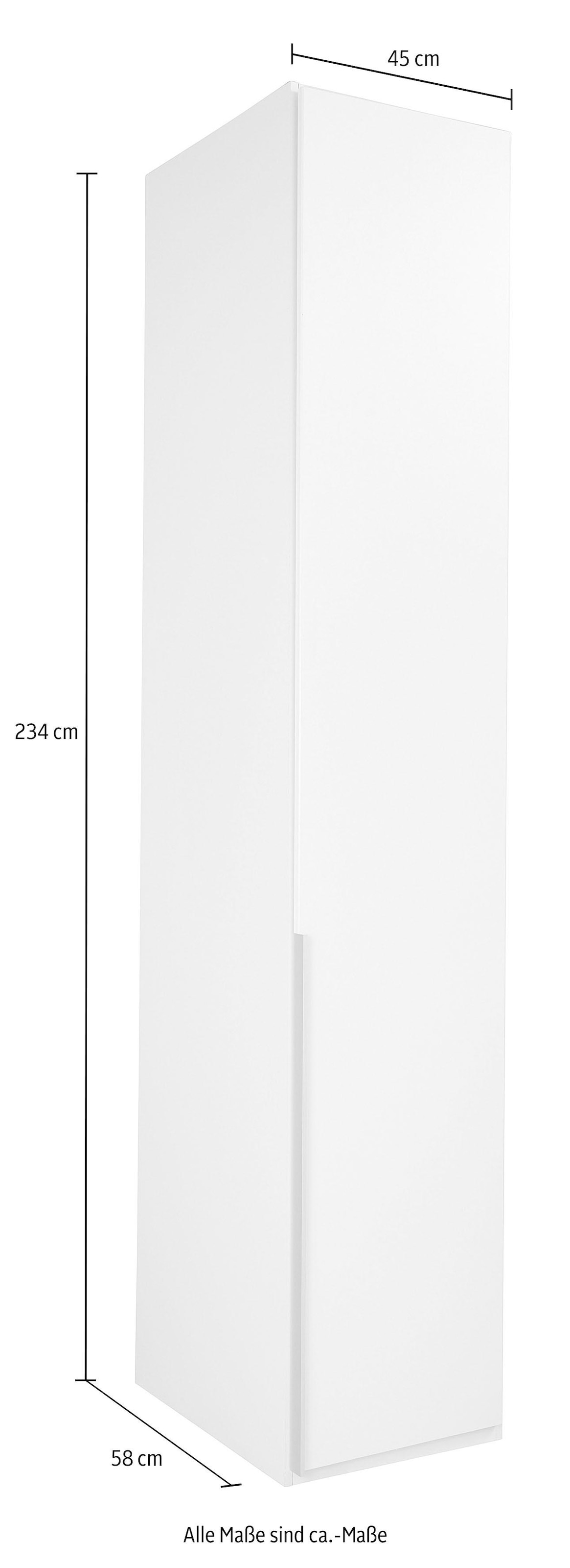 Wimex Kleiderschrank »New York«, in vielen Breiten, 208 oder 236cm hoch