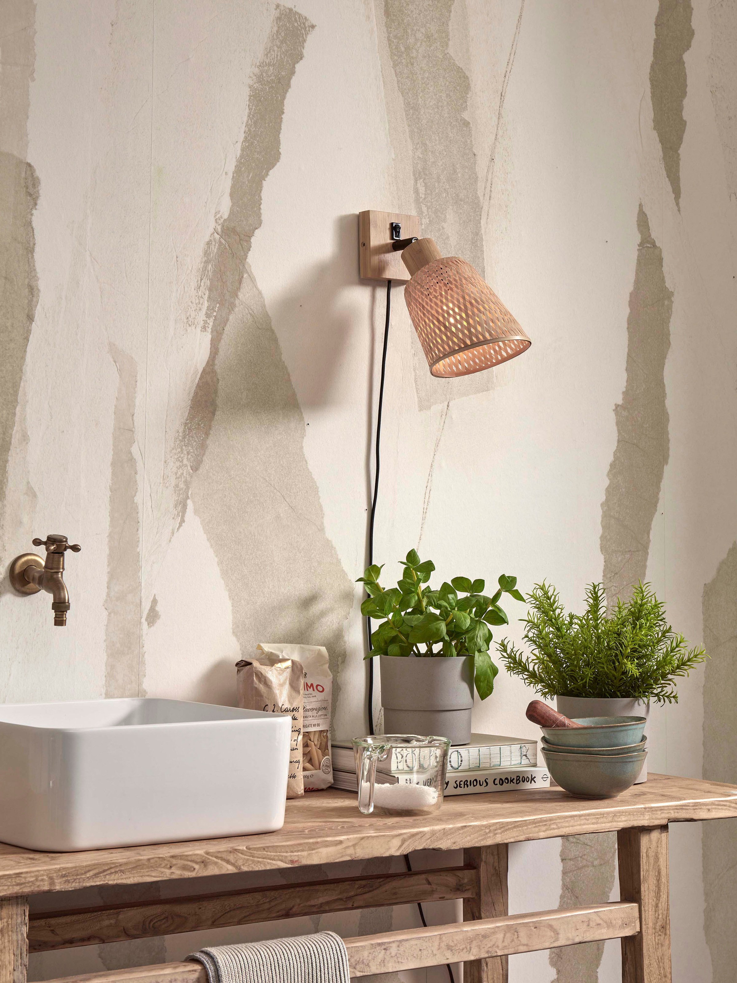 GOOD&MOJO Wandleuchte »JAVA« E27 1 Stk.