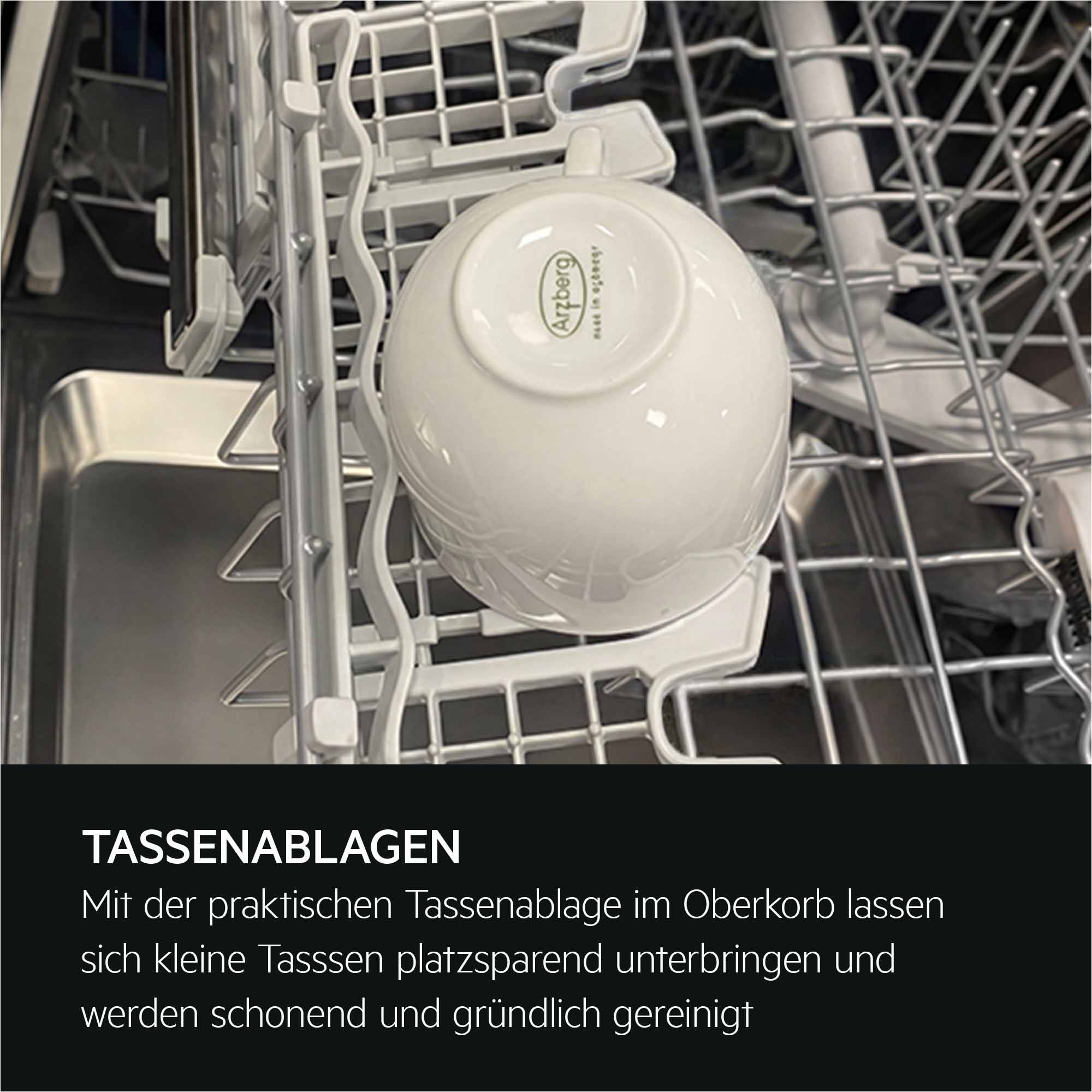 AEG Unterbaugeschirrspüler 6000 »GU620C2SCM« Spülmaschine – starke Sprühabdeckung, viel Platz & sauber