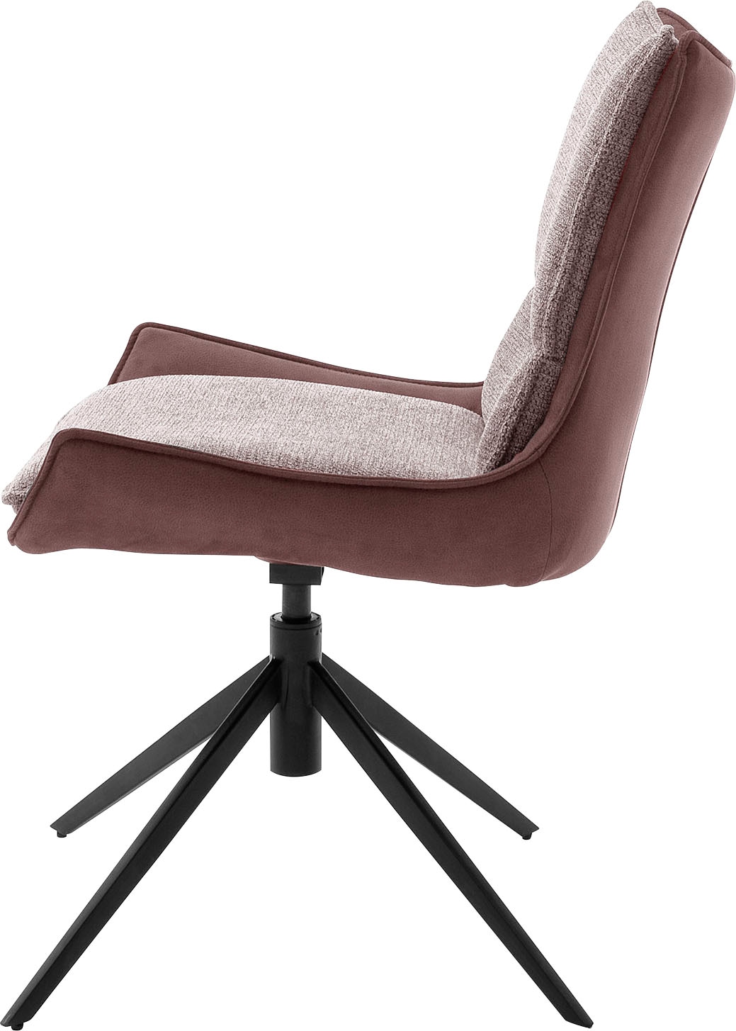 MCA furniture 4-Fußstuhl »Kitami«, (Set), 2 St., Esszimmerstuhl drehbar 360° mit Nivellierung, Stoffbezug, bis 120 kg