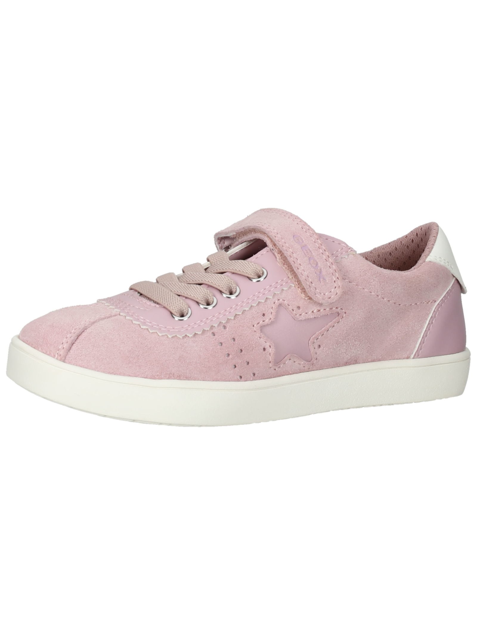GEOX Sneaker »Sneaker Lederimitat« Rose 33 33 Verschluss: Klettverschluss