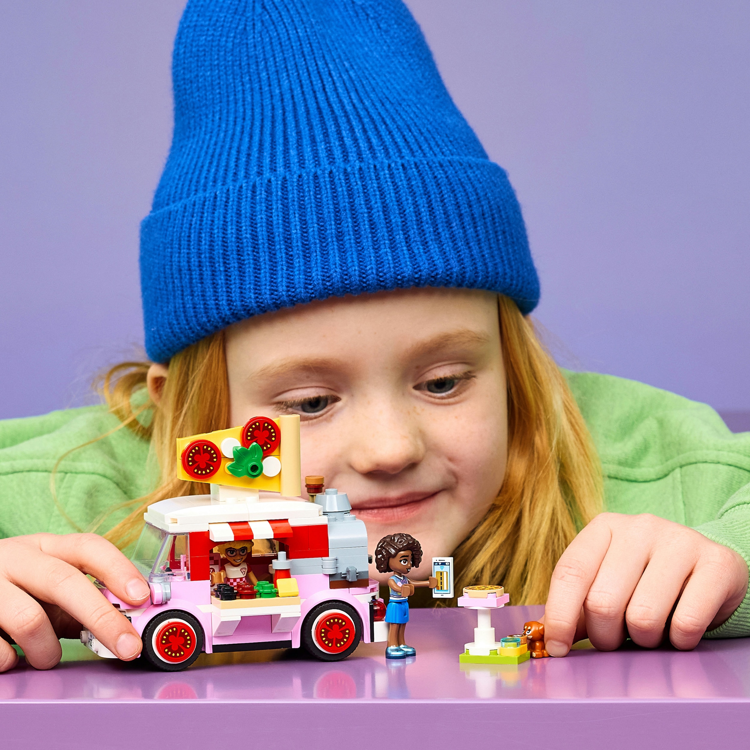 LEGO® Konstruktionsspielsteine »Pizzawagen (42694), LEGO Friends« Made in Europe