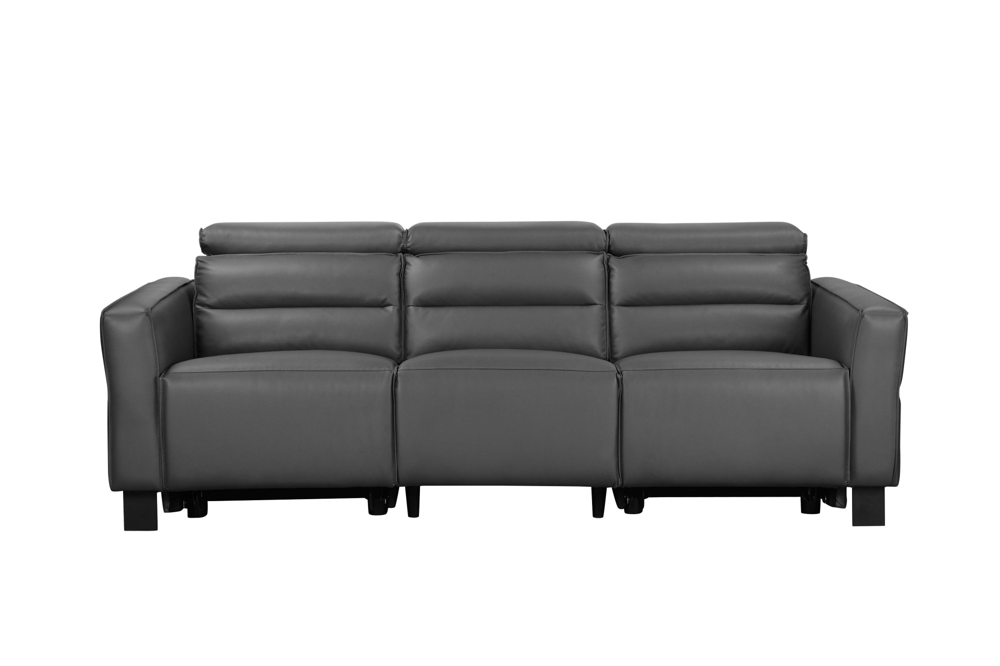 Places of Style 3-Sitzer »Carpari, 224cm, manuelle od. elektrische Relaxfunktion in 2 Sitzen«, mit USB-A/C, Kopfteilverstellung, Echtleder, Kunstleder, Webstoff
