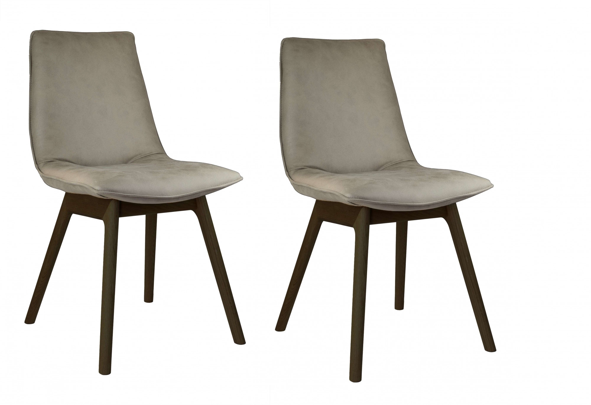 andas Esszimmerstuhl »Ramon« (Set) 2 Stk. Microfaser mit Massivholzbeinen, günstig online kaufen