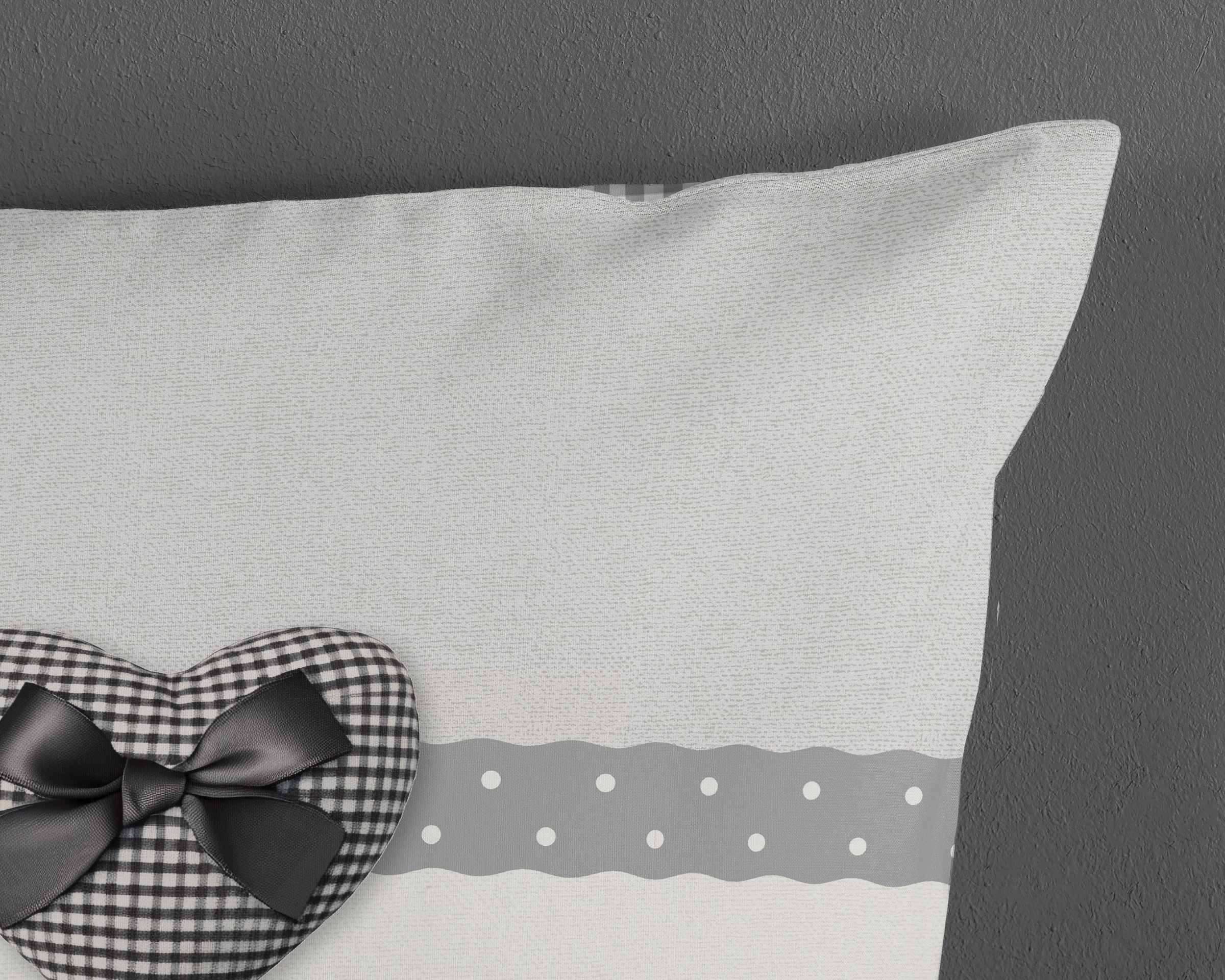 good morning Wendebettwäsche »Bernet« 2 Stk. tlg. 100% Baumwolle, Renforcé, Reißverschluss, Wendeoptik, ländlicher Stil