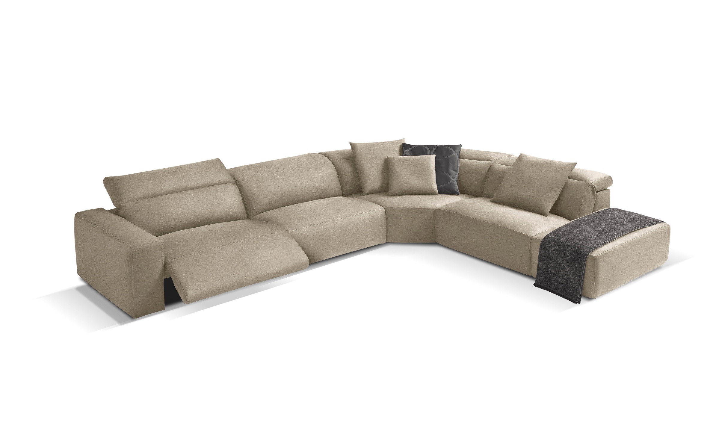 Egoitaliano Ecksofa »Beverly, extravangantes Designsofa mit erstklassigem S günstig online kaufen