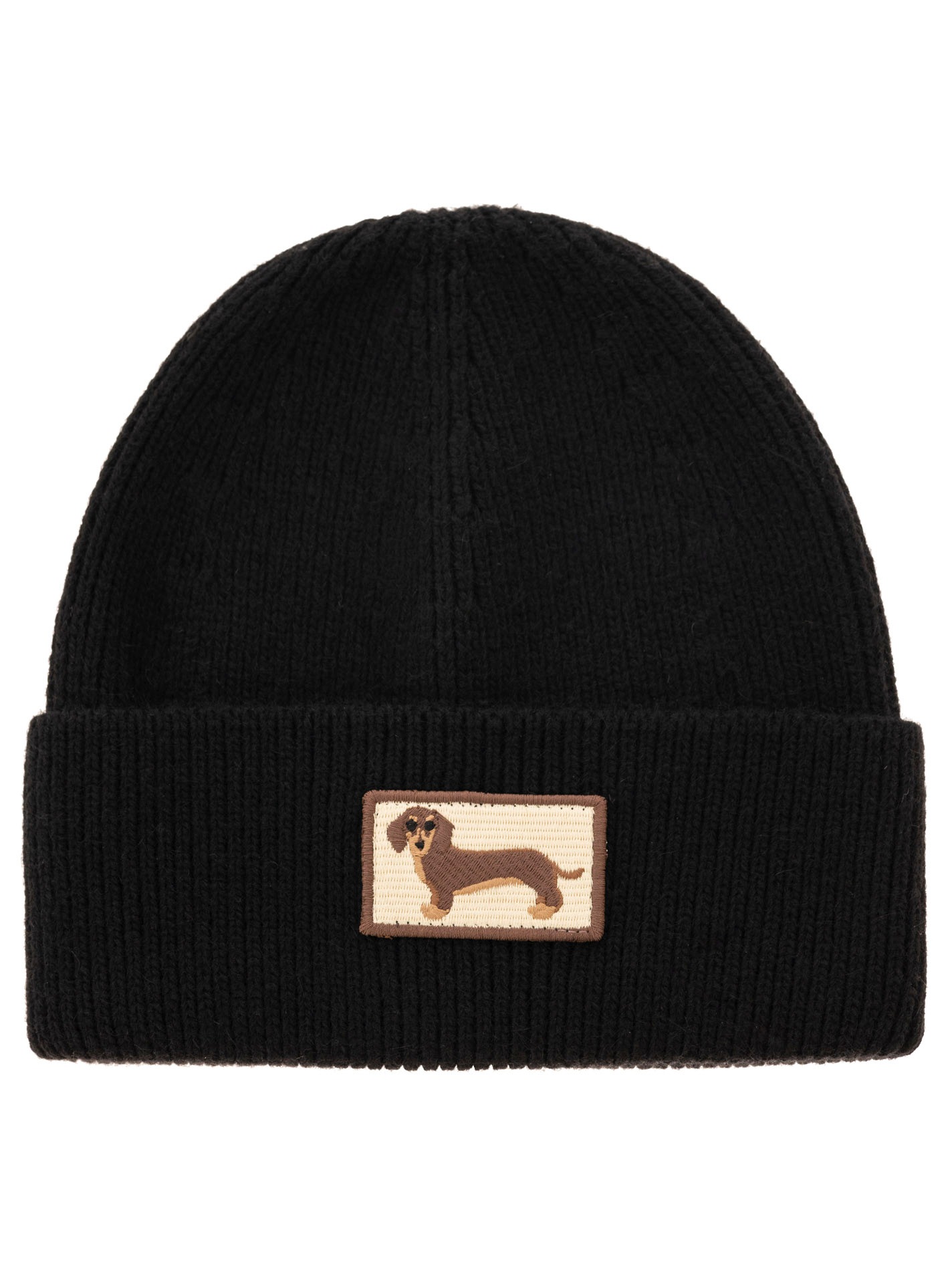 Zwillingsherz Beanie »"Dog Patch"«, mit süßem Dackelmotiv und Wollanteil