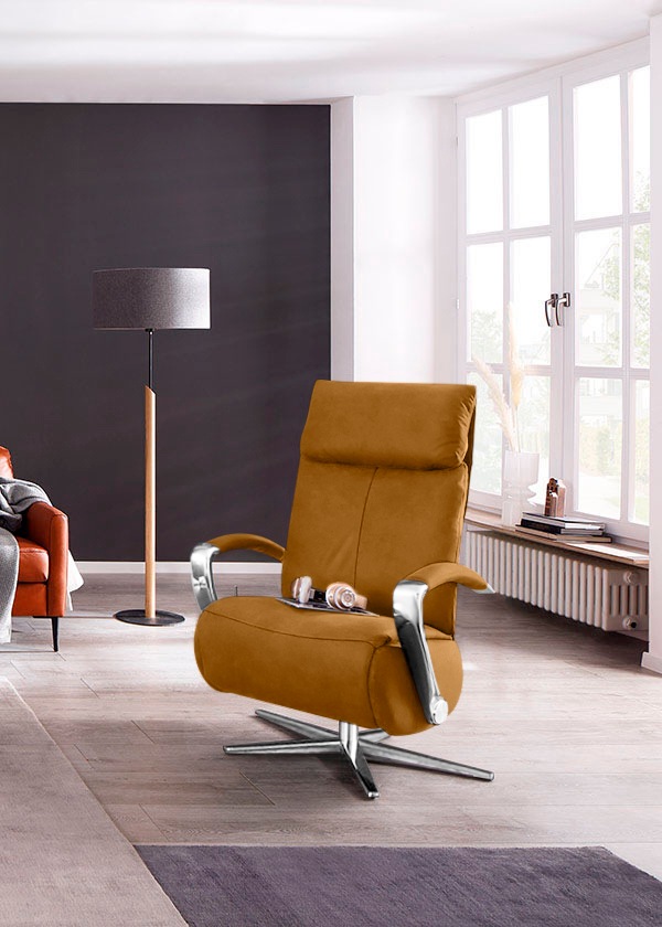 W.SCHILLIG Relaxsessel »rumbaa« wahlweise mit Doppelmotor, in Größen S, M & L, mit 5-Sternfuß