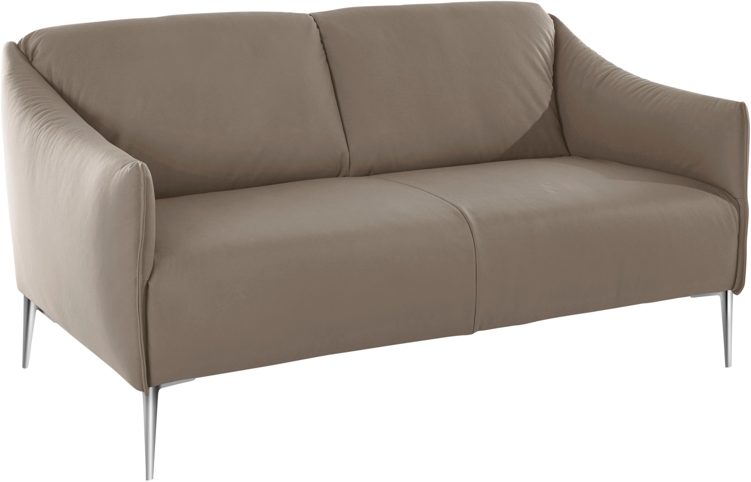 W.SCHILLIG 2-Sitzer »sally«, mit Metallfüßen in Chrom glänzend, Breite 154 cm