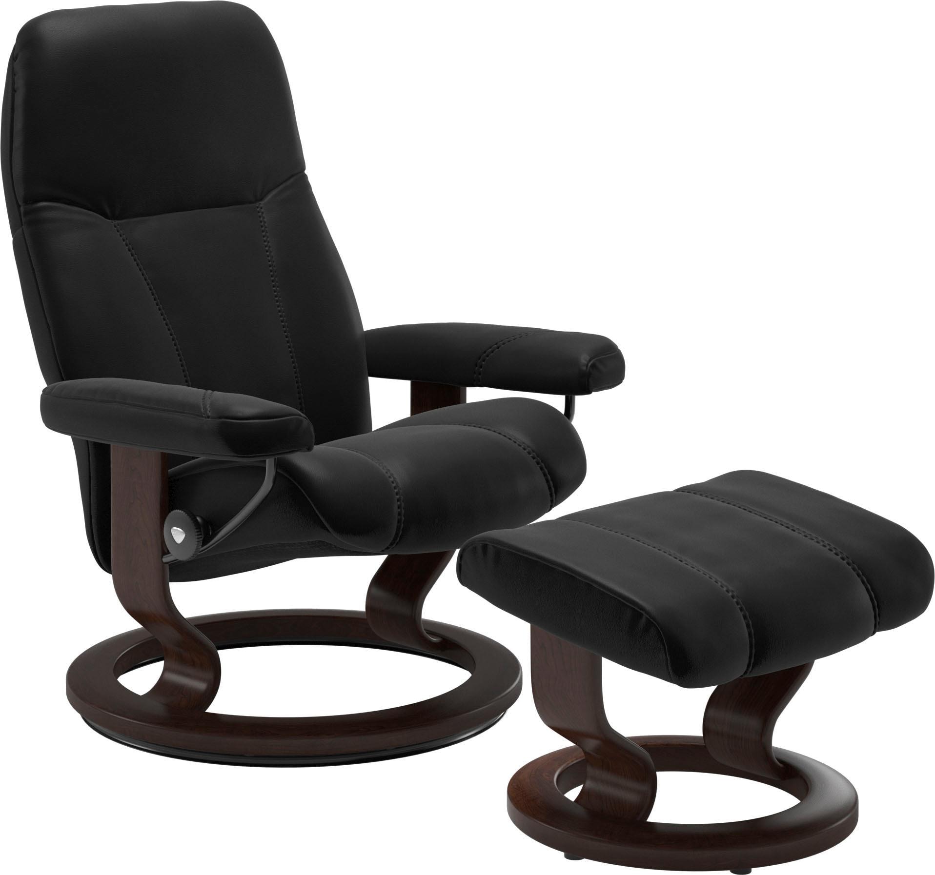 Stressless Relaxsessel "Consul", (Set, Relaxsessel mit Hocker), mit Hocker, günstig online kaufen