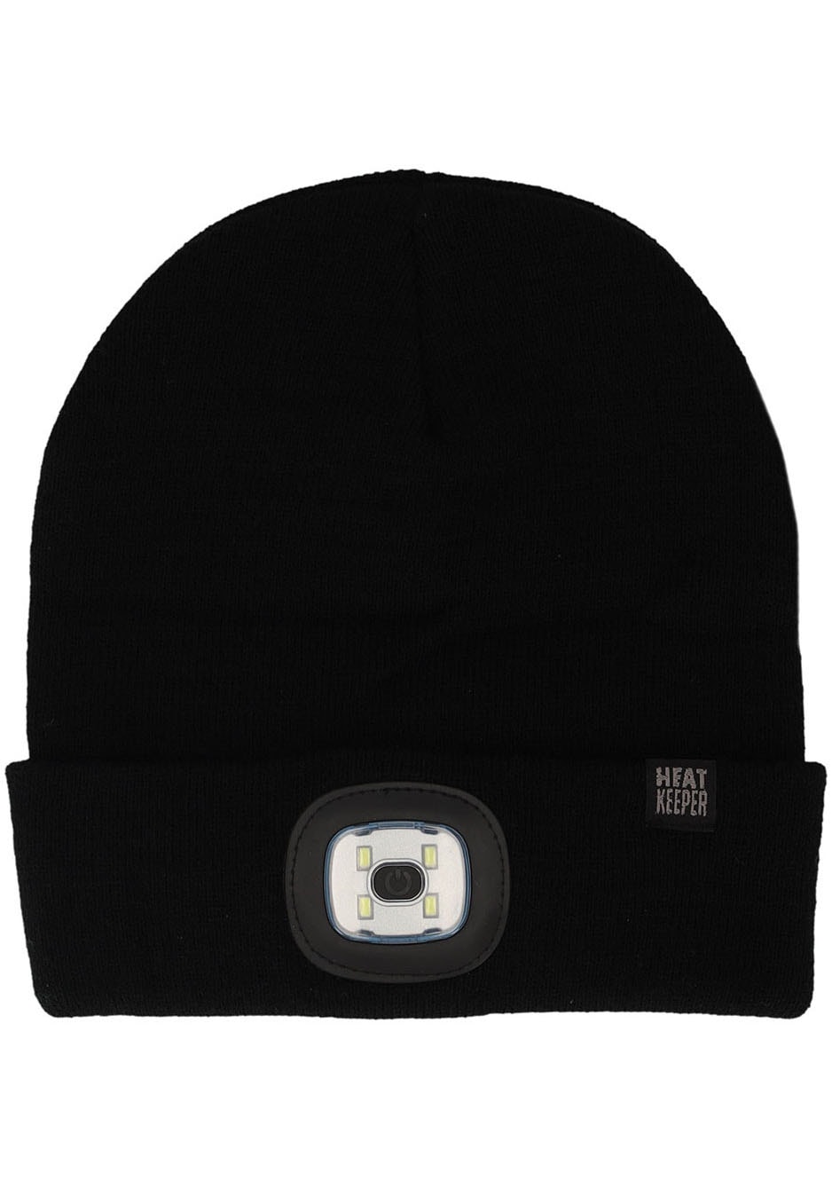 Heatkeeper Strickmütze »MEN THERMAL BEANIE+LED LIGHT RECHARGE« wiederaufladbarer, abnehmbaren LED-Leuchte für die dunkle Jahreszeit