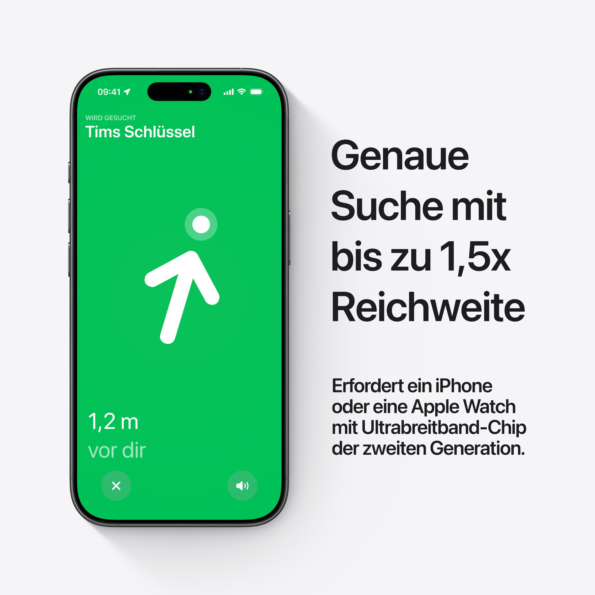 Apple Bluetooth-Tracker »AirTag 2nd Gen 1er Pack«