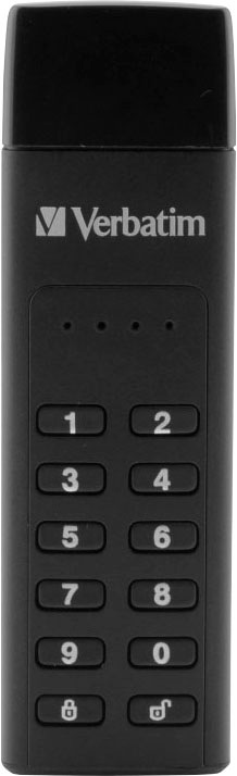 Verbatim USB-Stick »Keypad Secure USB-3.2 Gen 1«, (USB 3.2 Lesegeschwindigkeit 160 MB/s)