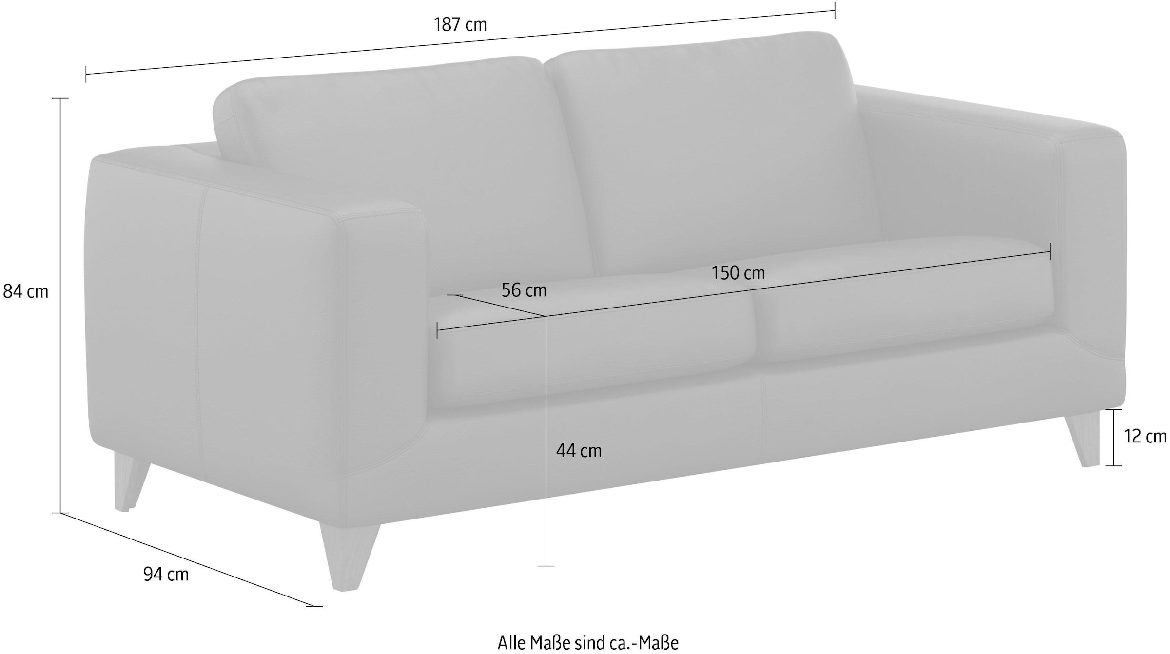 machalke® 2,5-Sitzer »manolito«