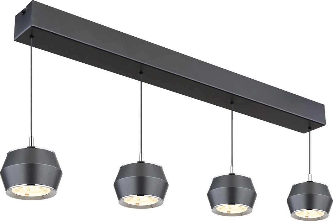 GLOBO LIGHTING LED Pendelleuchte »MARTHY«, Leuchtmittel LED-Modul | LED fest integriert, Hängeleuchte/Pendelleuchte/Esszimmer/Wohnzimmer/rund/höhenverstellbar