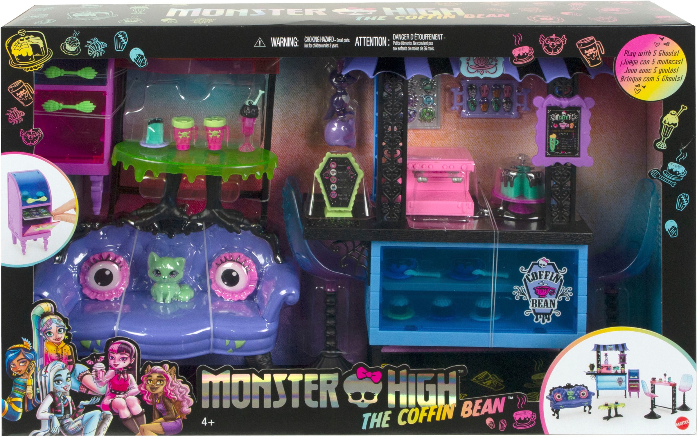 Mattel® Spielwelt »Monster High, Cafè Schwarze Seele«
