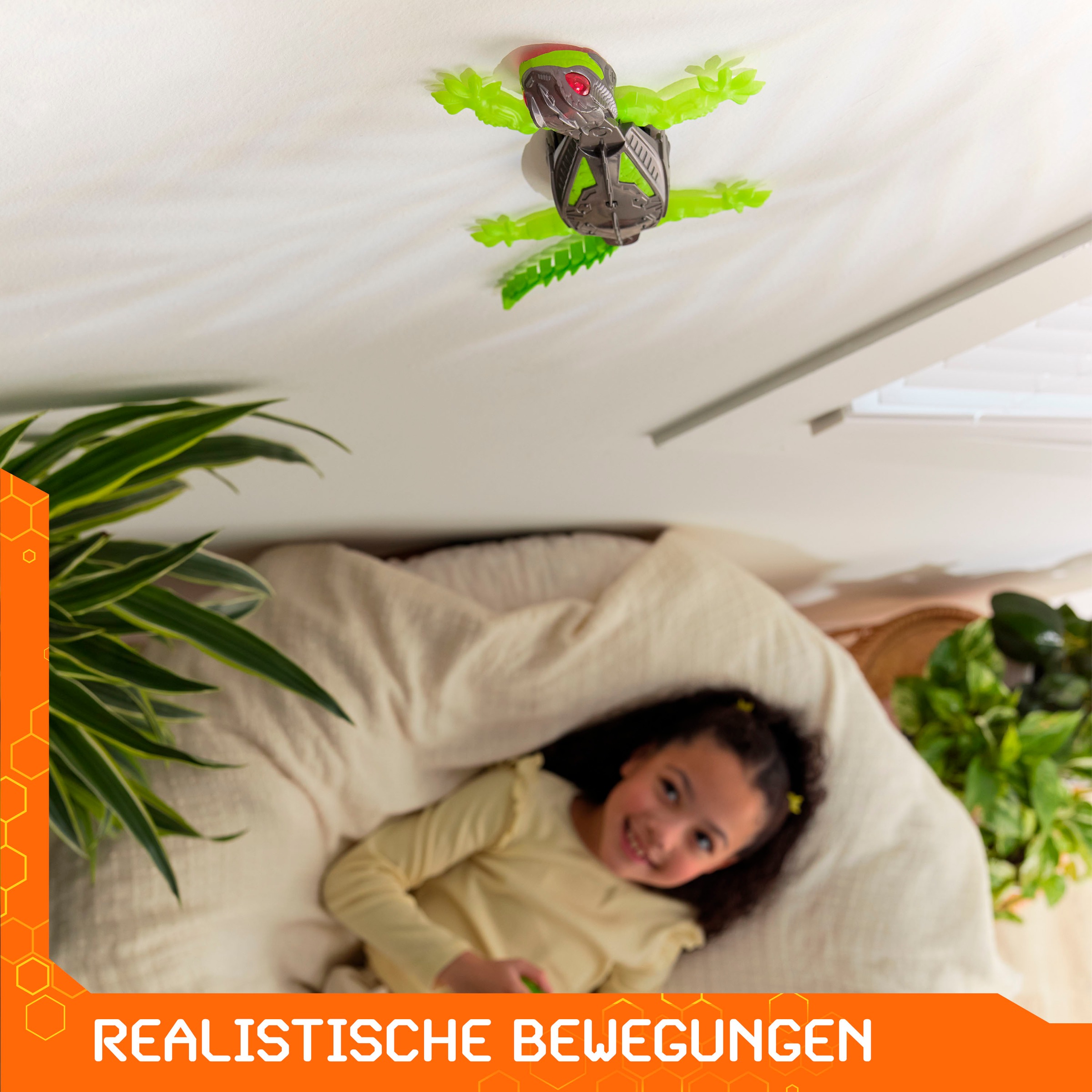 Spin Master RC-Tier »Hex Bots - Wandflitzer Gecko«
