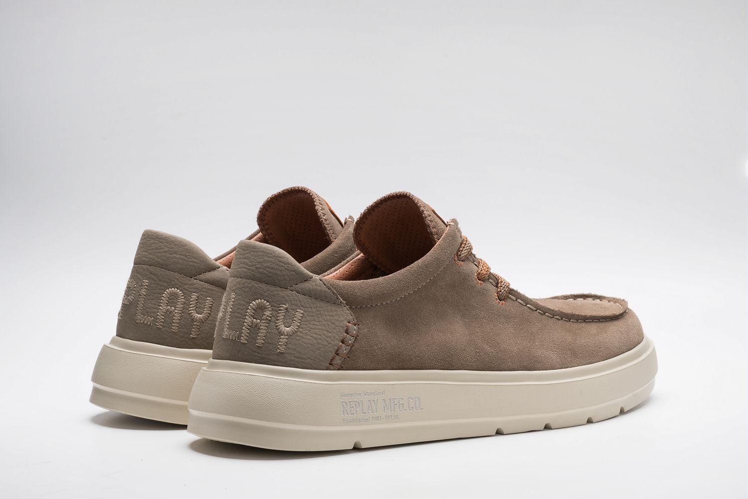Replay Schnürschuh  Mokassin, Halbschuh, Casual-Sneaker mit gepolstertem Schaftrand
