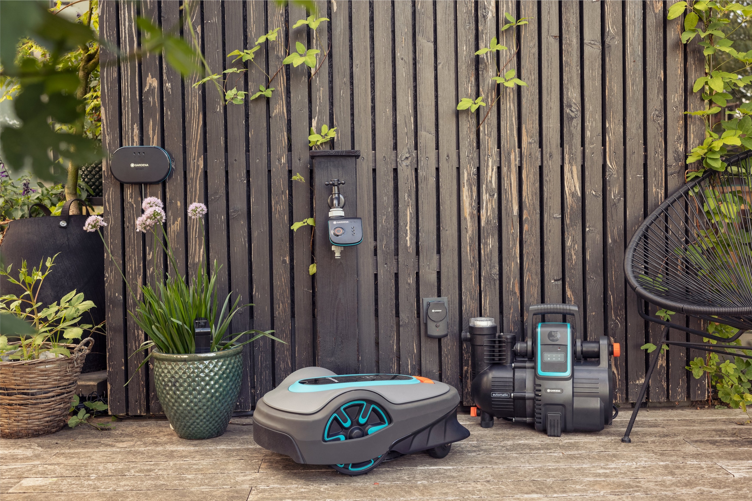 GARDENA Smart-Home-Station »smart Gateway«, Verbindungsgerät für smart Produkte, bequeme Steuerung per App