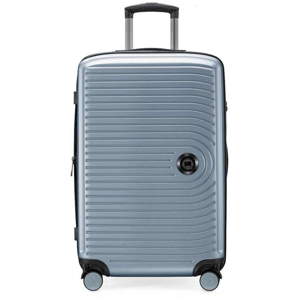 Hauptstadtkoffer Hartschalen-Trolley »Mitte, pool blue, 68 cm«, 4 Rollen, Hartschalen-Koffer Reisegepäck TSA Schloss Volumenerweiterung