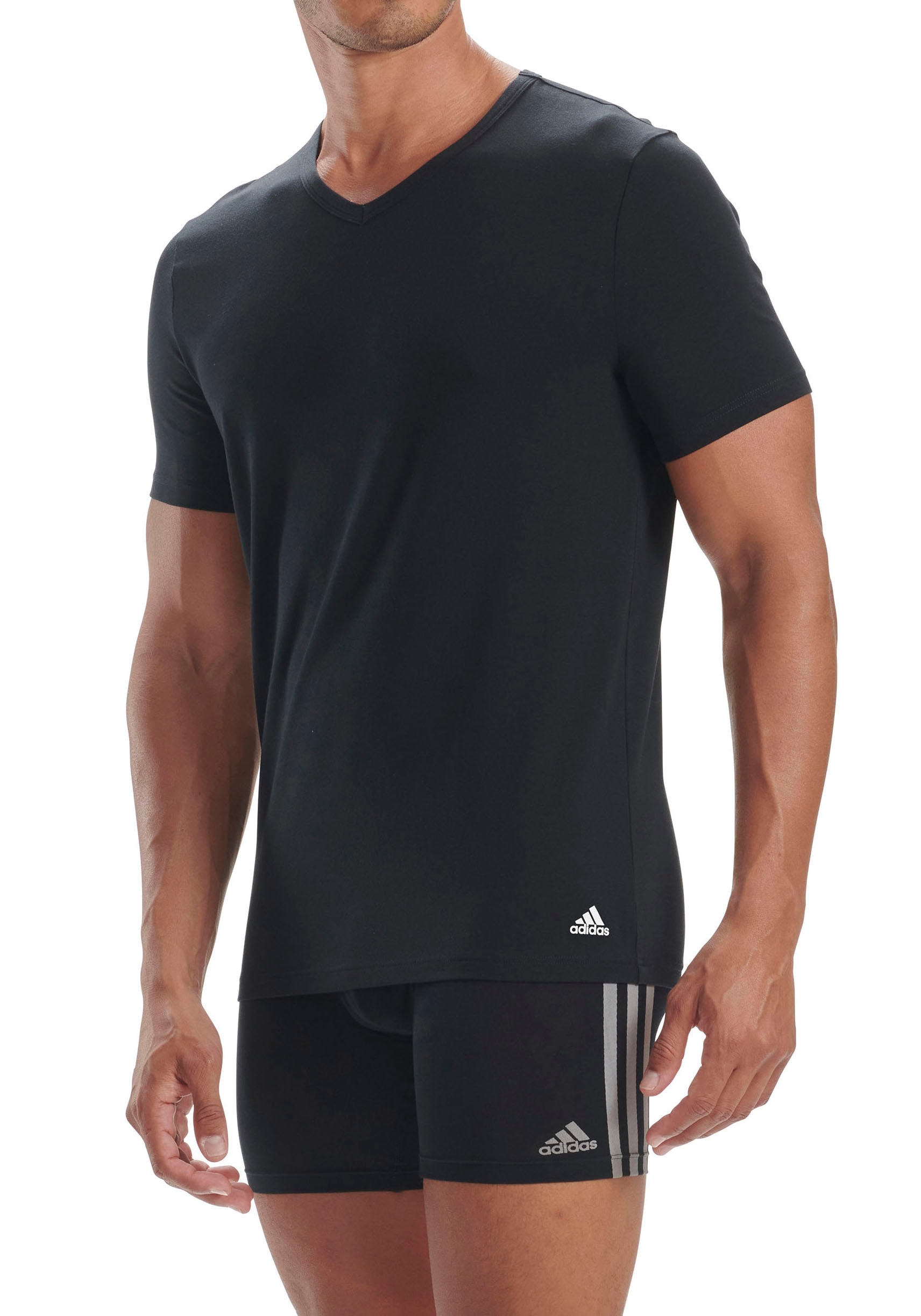 adidas Sportswear Unterhemd »"Active Flex Cotton"«, (2er-Pack), mit verstärkten Nähten