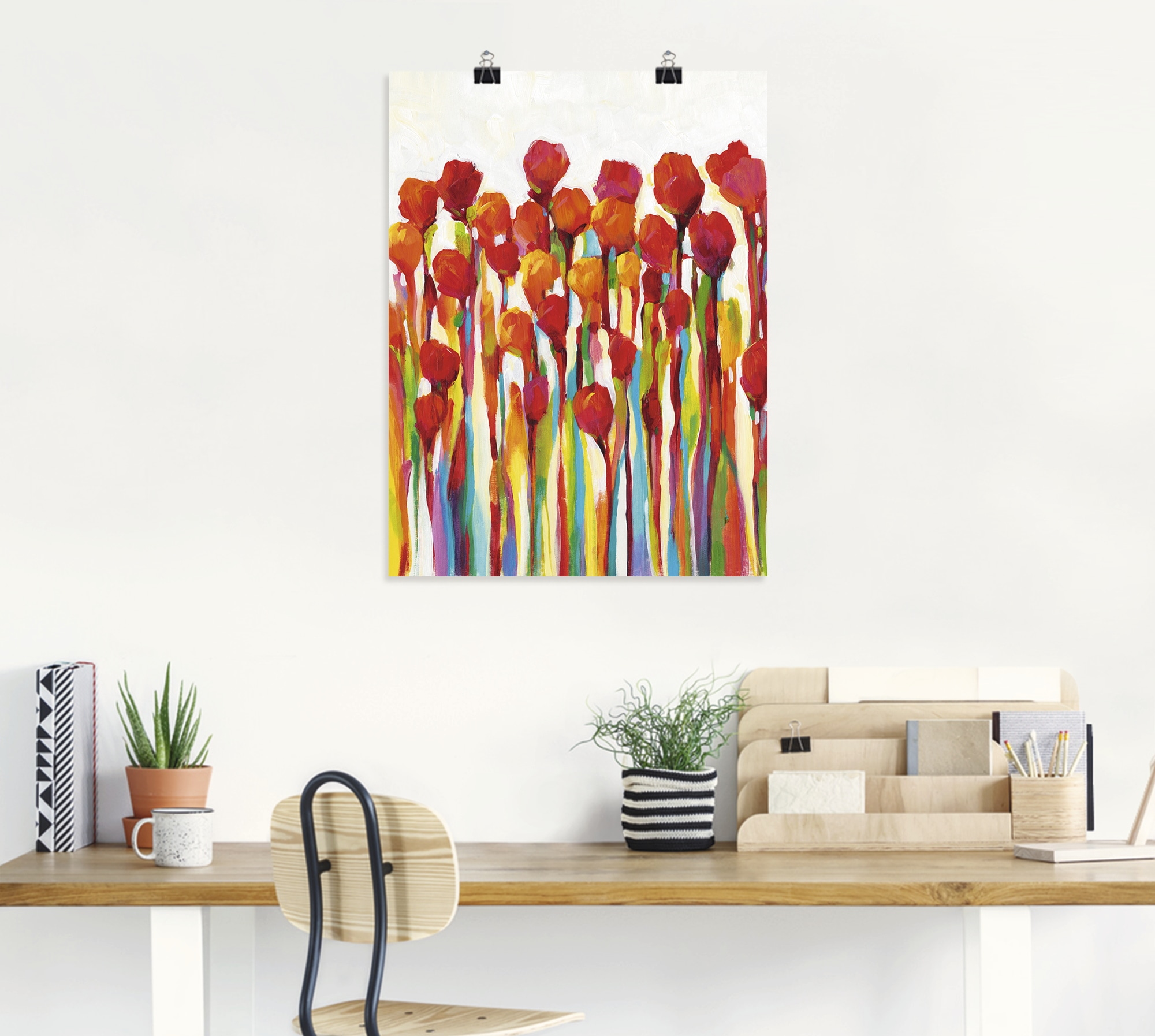 Artland Wandbild »Strotzen mit Farben I«, Blumenwiese, (1 St.), als Leinwan günstig online kaufen