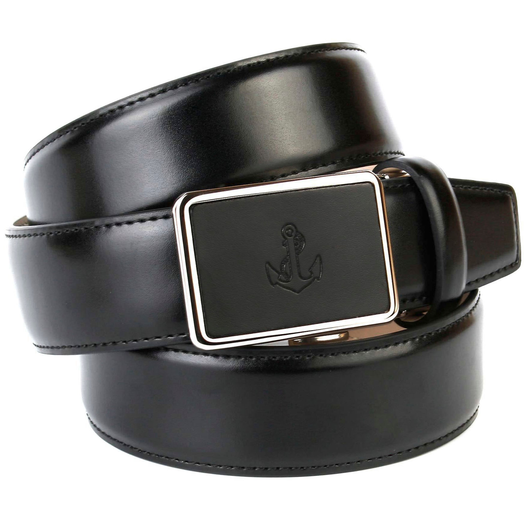 Anthoni Crown Ledergürtel, mit Anker-Logo online kaufen