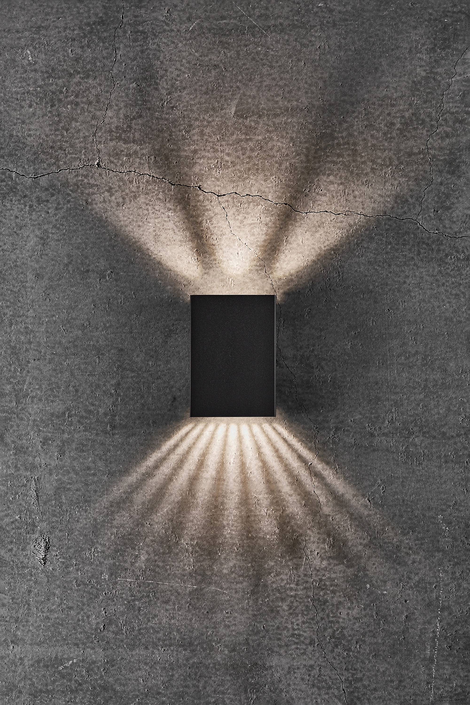 Nordlux LED Wandleuchte »FOLD«, 2 flammig, Leuchtmittel LED-Modul | LED fest integriert, Magnetische Halterung, inkl. LED Modul, inkl. 3 Lichtschablonen