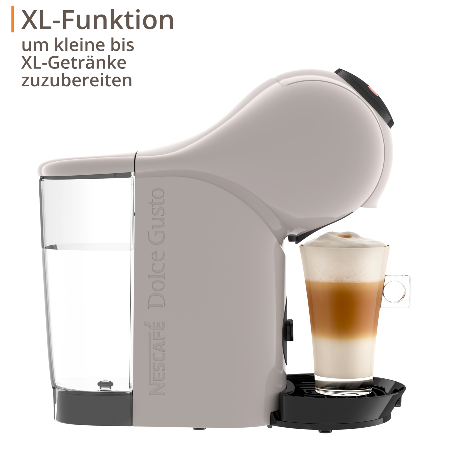 NESCAFÉ® Dolce Gusto® Kapselmaschine »KP243A Genio S« Multigetränke-Kapselmaschine, kompakt, Hochdruck, LED-Kontrollrädchen