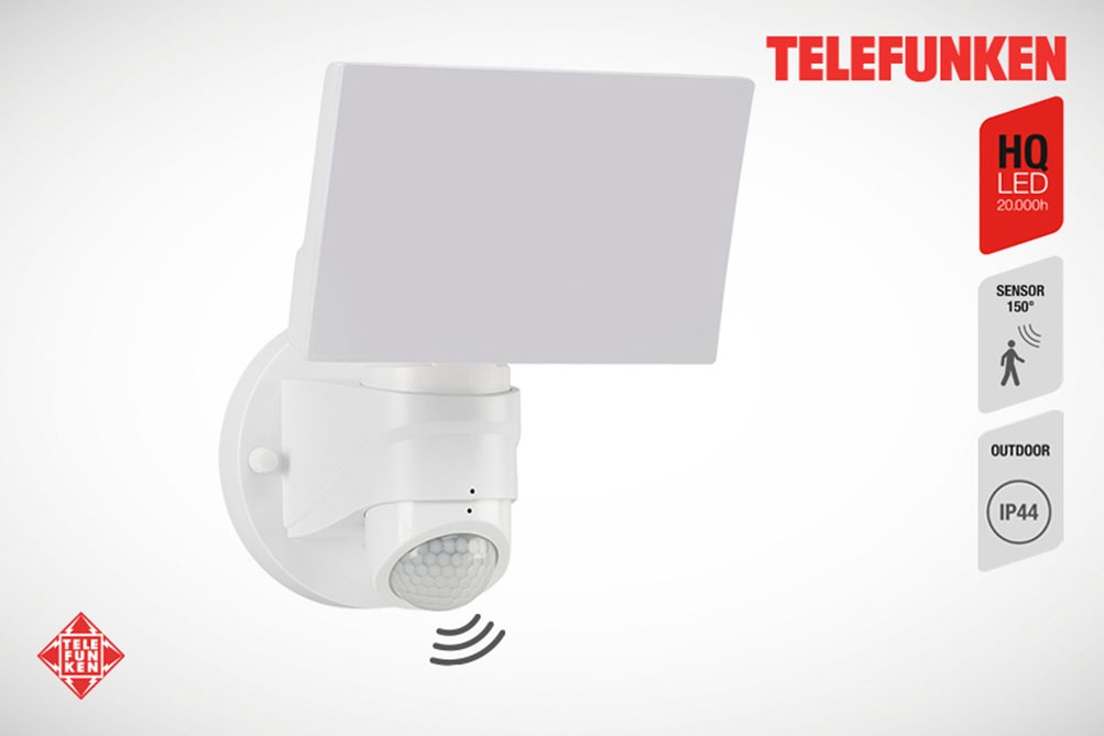 Telefunken LED Außen-Wandleuchte »CRISTO« mit Sensor, LED fest verbaut, sch günstig online kaufen