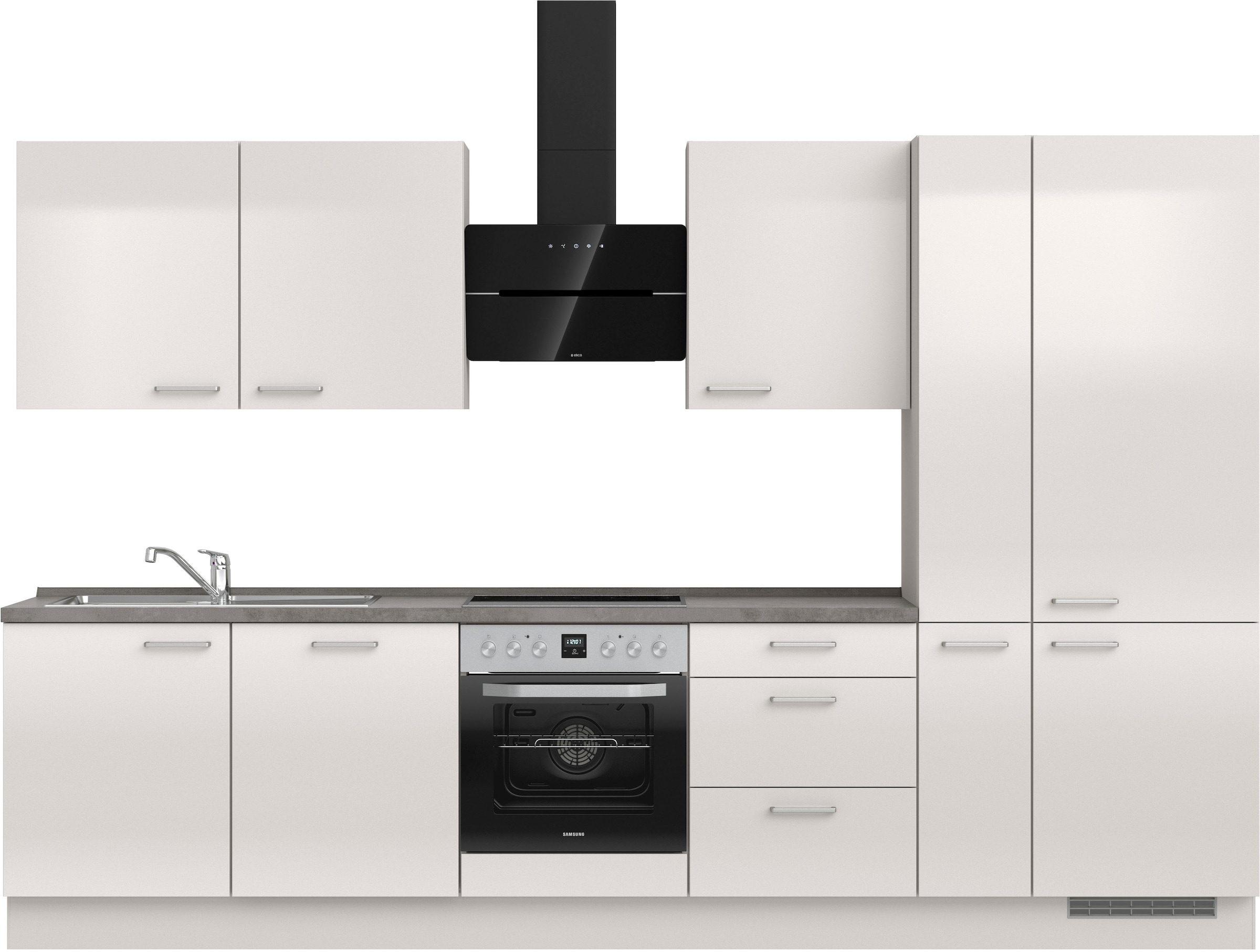 nobilia® Küchenzeile »"Flash II"« vormontiert, Ausrichtung wählbar, Breite günstig online kaufen