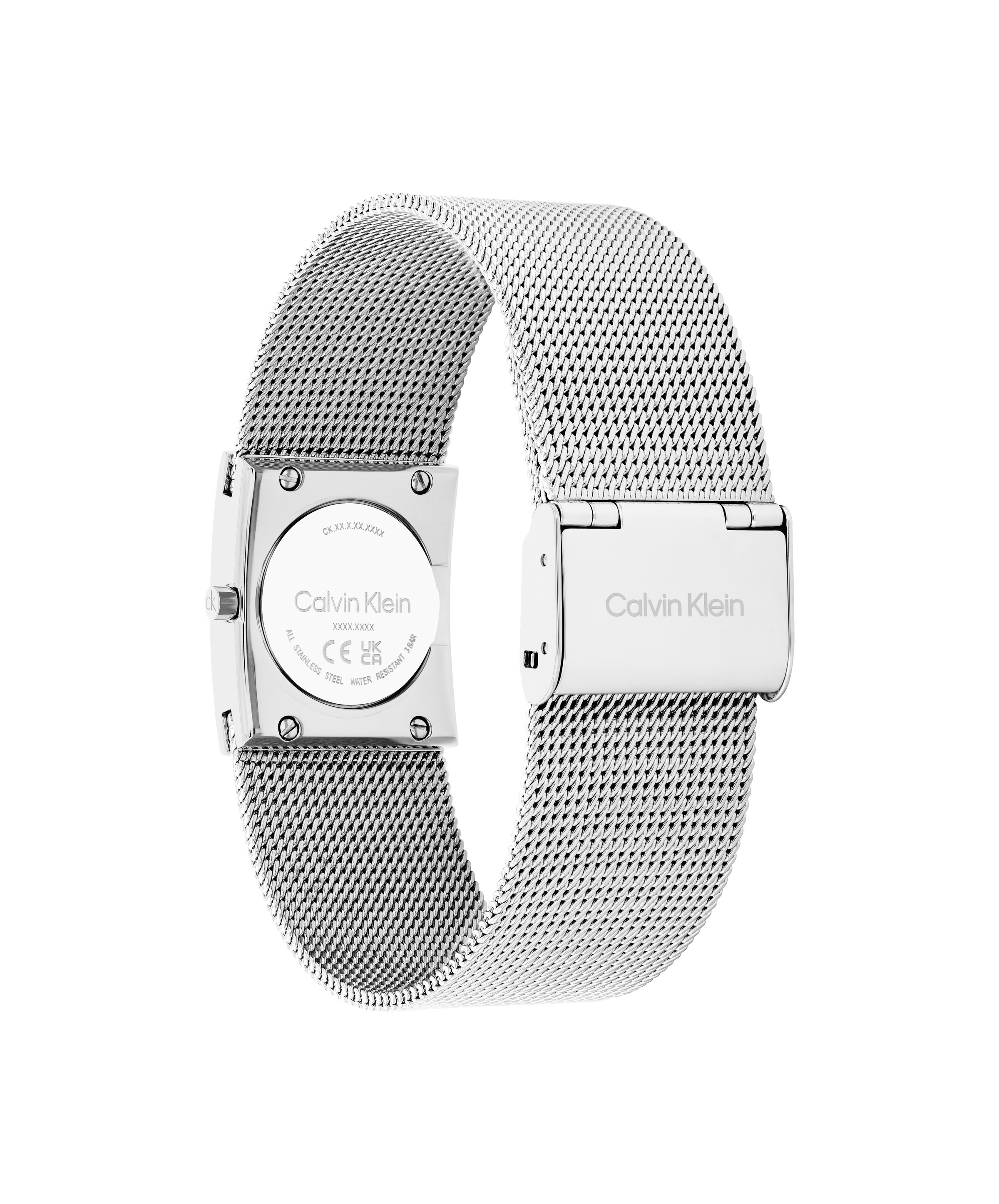 Calvin Klein Quarzuhr »CK PULSE 21 mm«, Armbanduhr, Damenuhr, Edelstahlarmband, analog