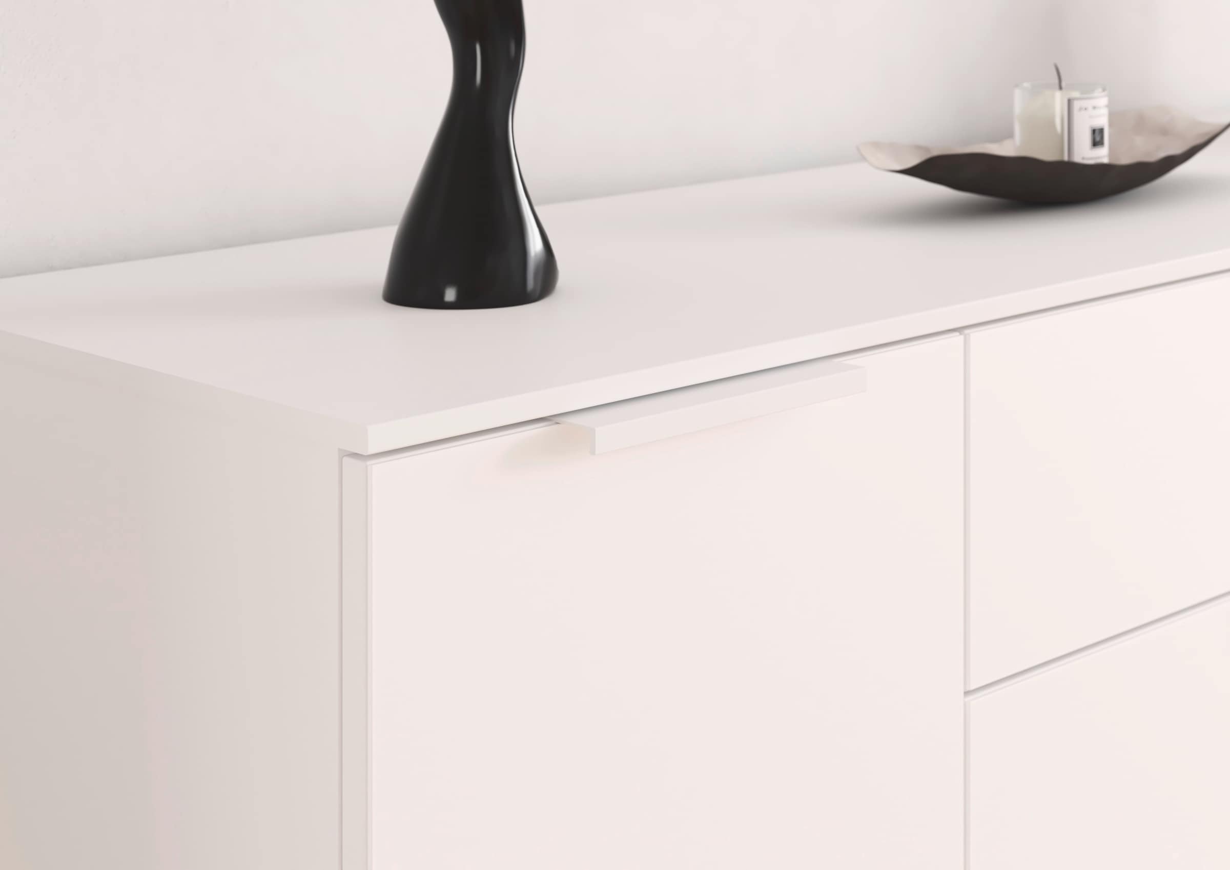 LeGer Home by Lena Gercke Kommode »Serina«, mit 4 Schubkästen und 2 Türen sowie Metallgriffen MADE IN GERMANY