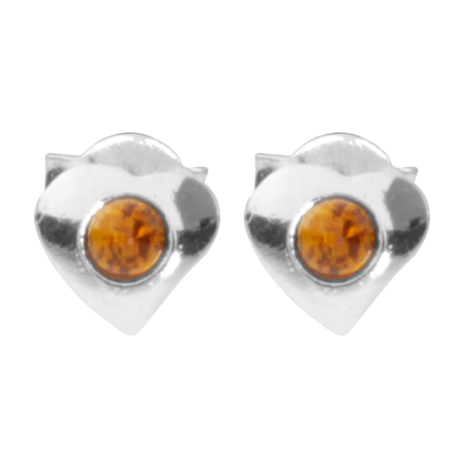 OSTSEE-SCHMUCK Paar Ohrstecker »Ostsee-Schmuck Ohrstecker Herz Ohrstecker Herz«, (2 tlg.)