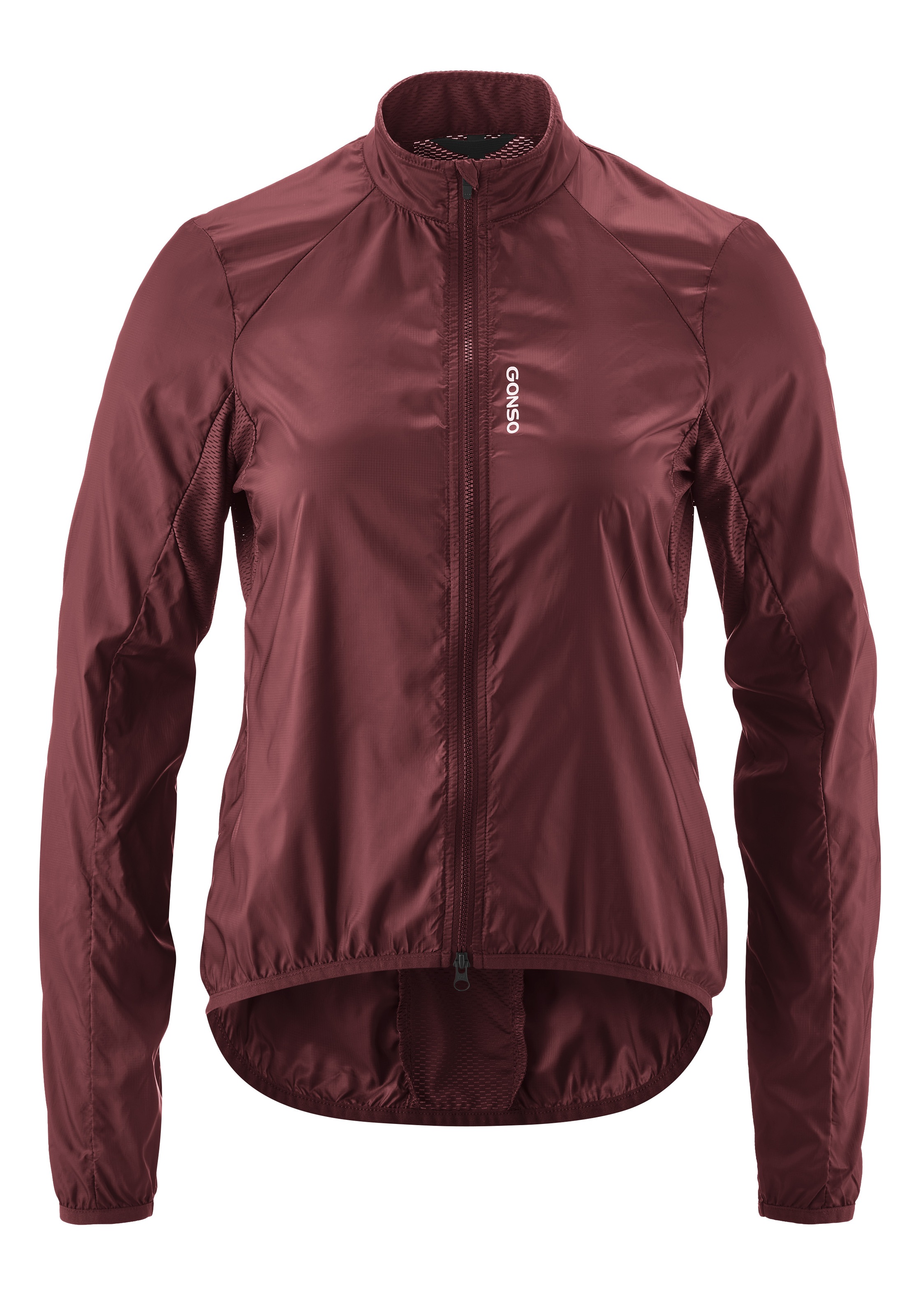 Gonso Damen »Road Jacket Wind W« Damen Radjacke, atmungsaktive Rennrad-Windjacke, Funktionsjacke rot 44