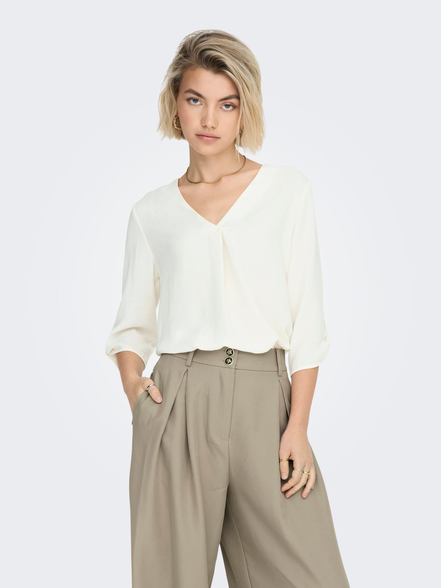 JDY Shirtbluse »JDYDIVYA LIFE 3/4 TOP WVN NOOS«