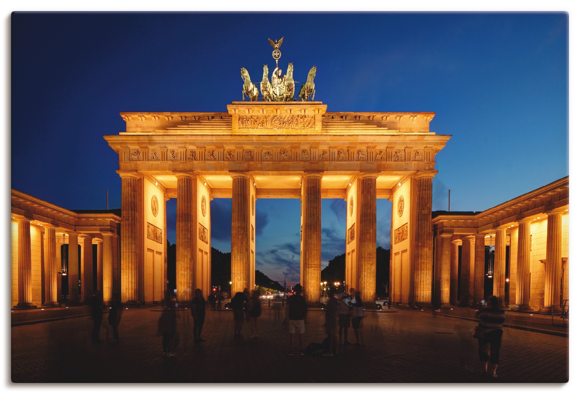 Artland Wandbild »Brandenburger Tor bei Abenddämmerung«, Gebäude, (1 St.), günstig online kaufen