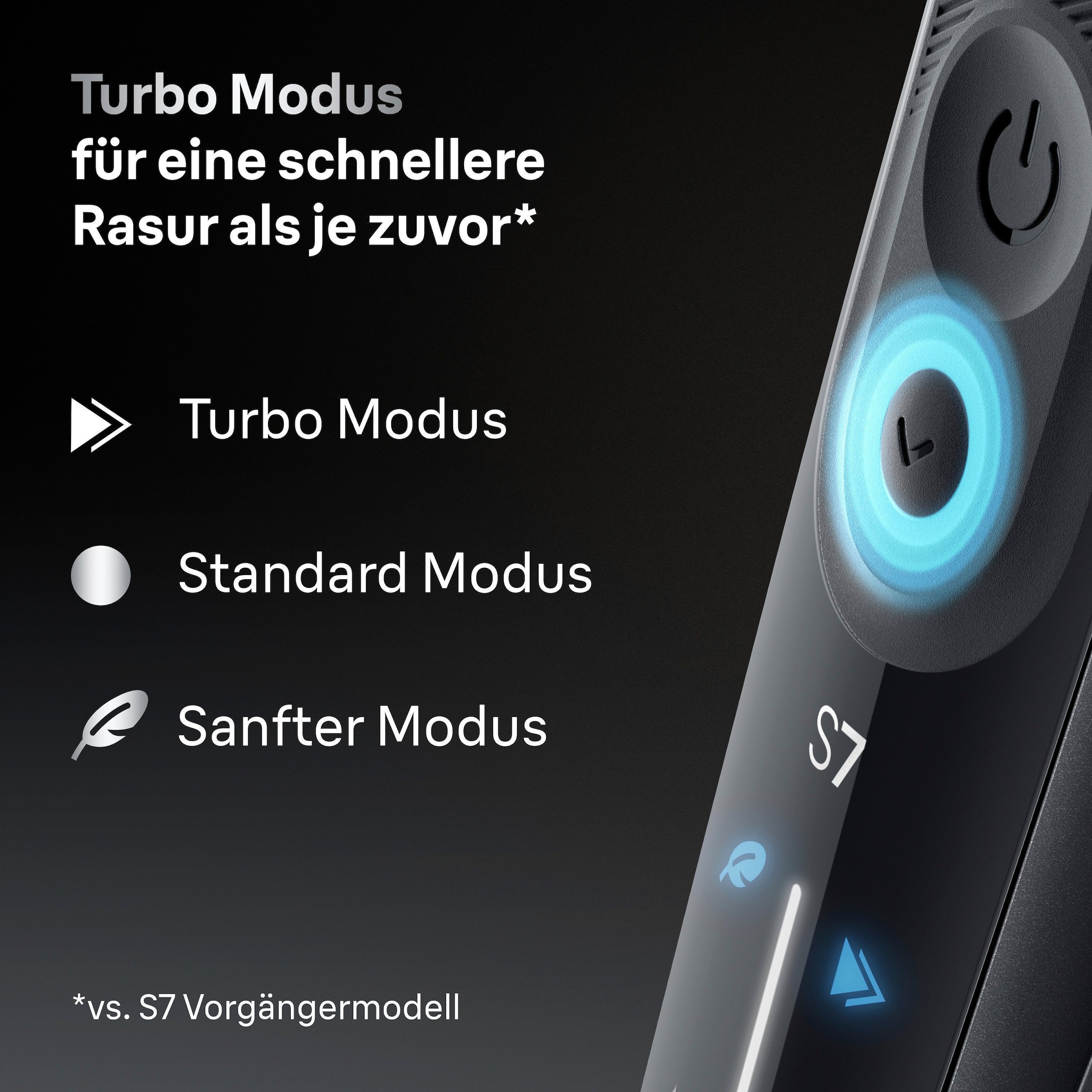 Braun Elektrorasierer »Series 7 72-G1200s« 1 Stk. Aufsätze Bis zu 60 Min, Präzisionstrimmer-Aufsatz, 100% wasserdicht