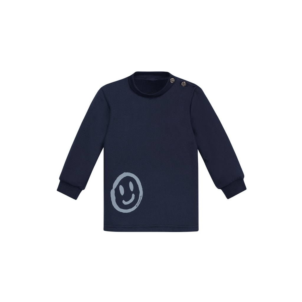 Trigema Sweatshirt »TRIGEMA Sweatshirt mit Smiley-Print«