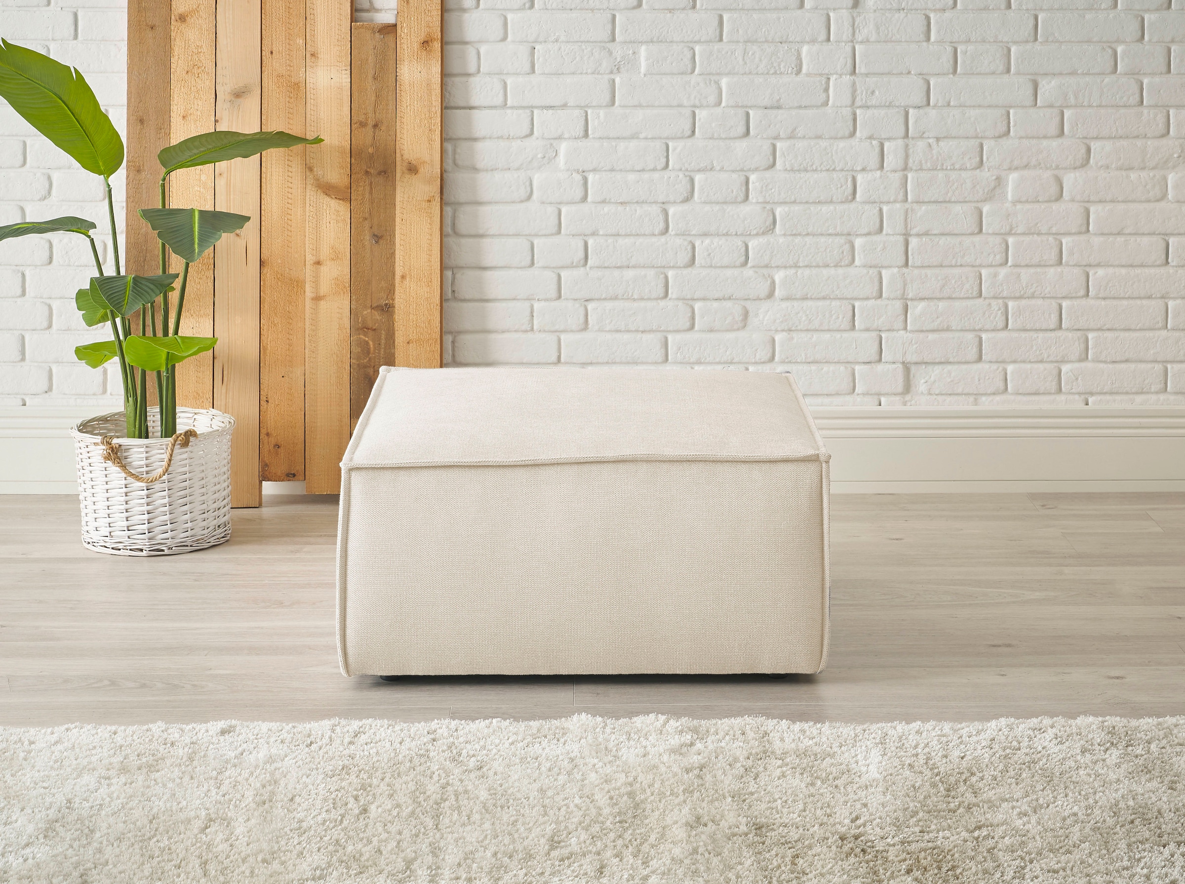 andas Hocker »Finnley«, quadratisch, passt z. Loveseat Finnley