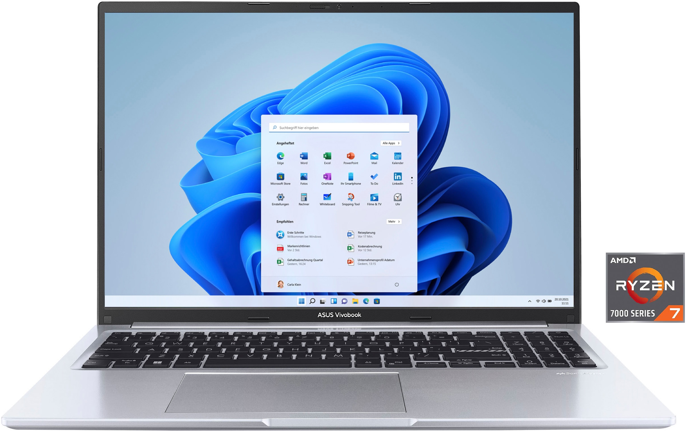 Asus Notebook »Vivobook 16 M1605YA-MB713W«, 40,6 cm, / 16 Zoll, AMD, Ryzen 7, Radeon Graphics, 512 GB SSD