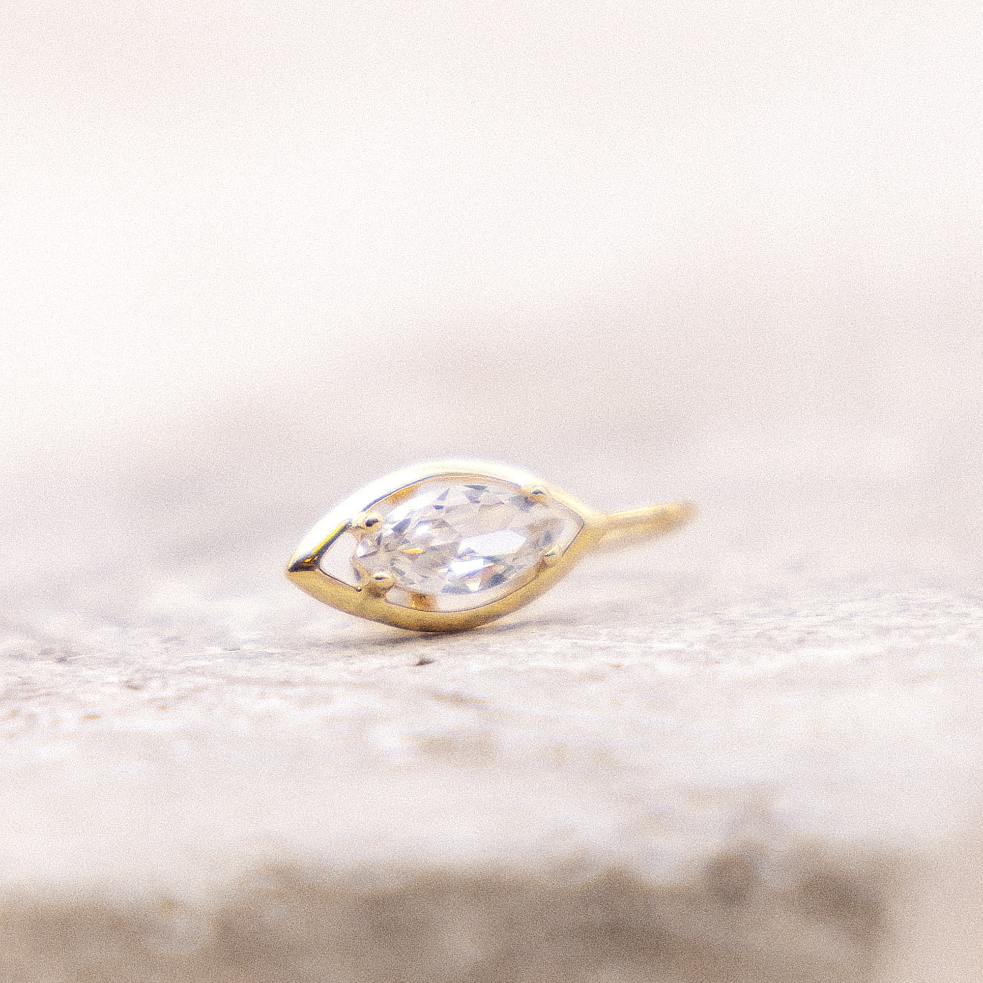 Fascination by Ellen K. Paar Ohrhänger »Gold 333 mit Zirkonia weiß«