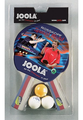 Joola Tischtennisschläger »Rossi«, (Packung, 5 tlg., mit Bällen) kaufen