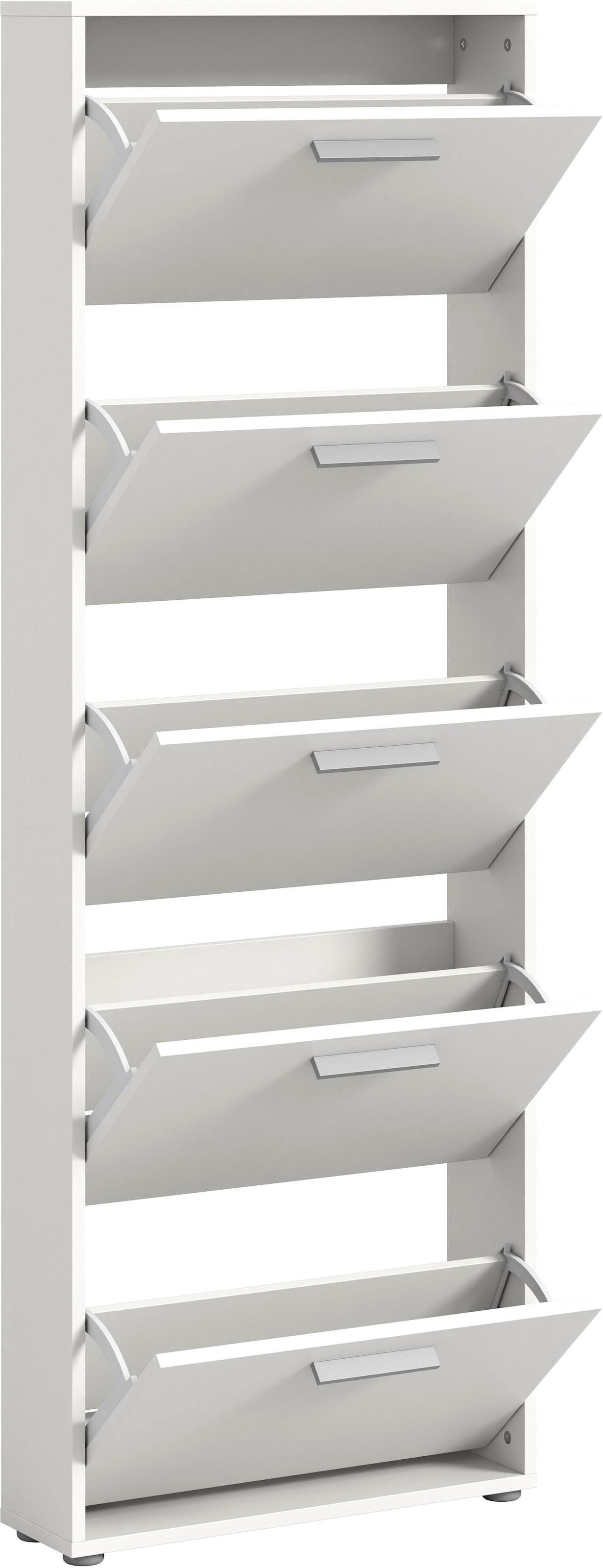 HBZ Schuhkommode »Sam Schuhkipper, Schuhschrank BxHxT 59x169x17 cm«, (1 St.), mit 5 Klappen