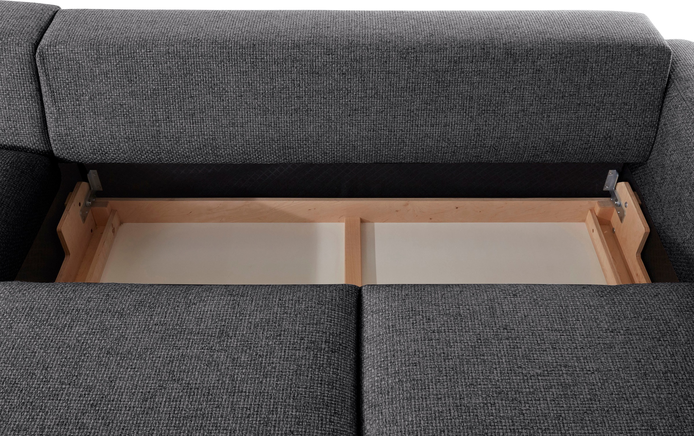 Places of Style Ecksofa »Bloomfield, bequem und elegant, OTTOs Choice, L-Form«, wahlweise mit Bettfunktion und Bettkasten