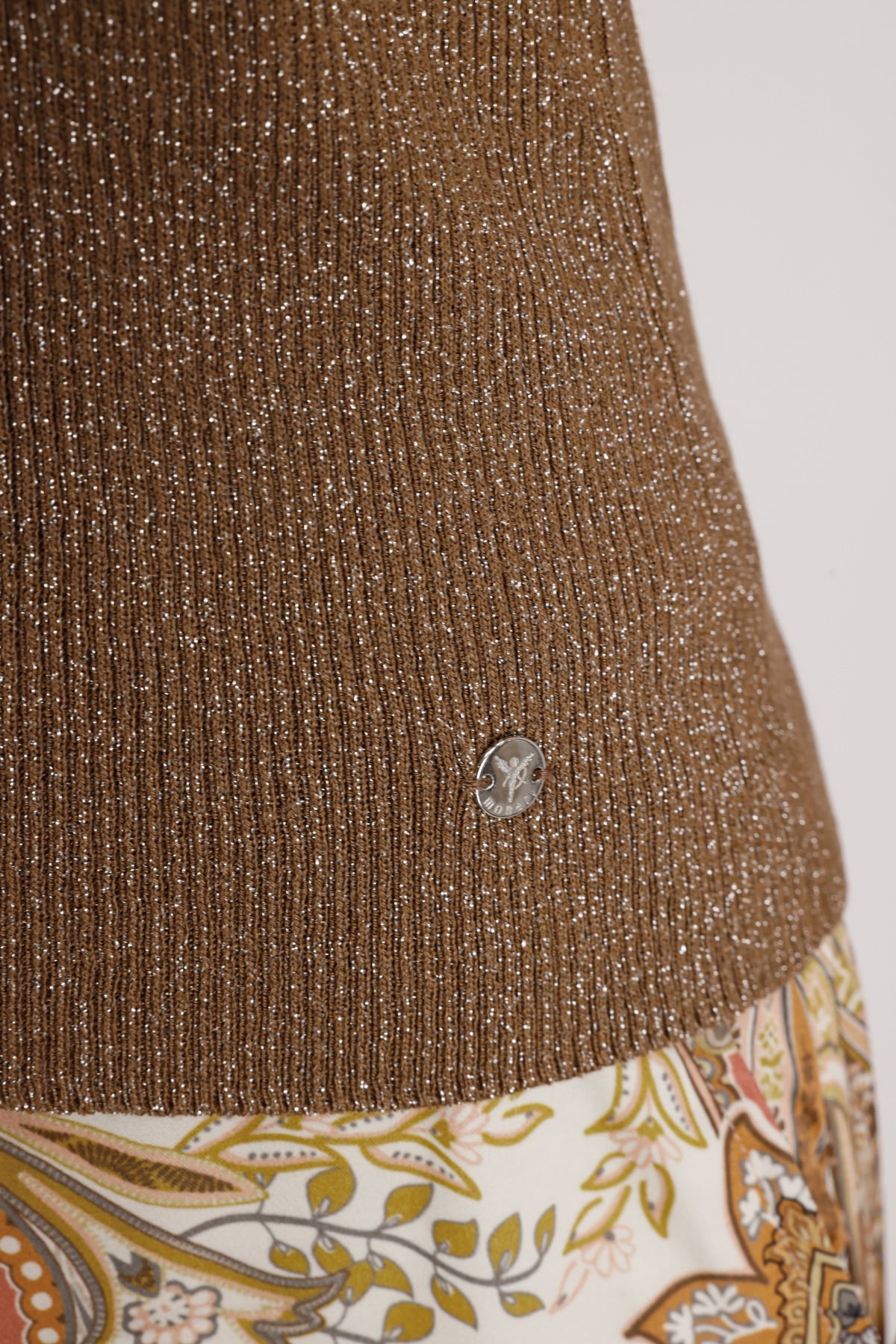Monari Rüschentop »Pullover Stricktop Volants« Regular fit mit Volant-Ausschnitt