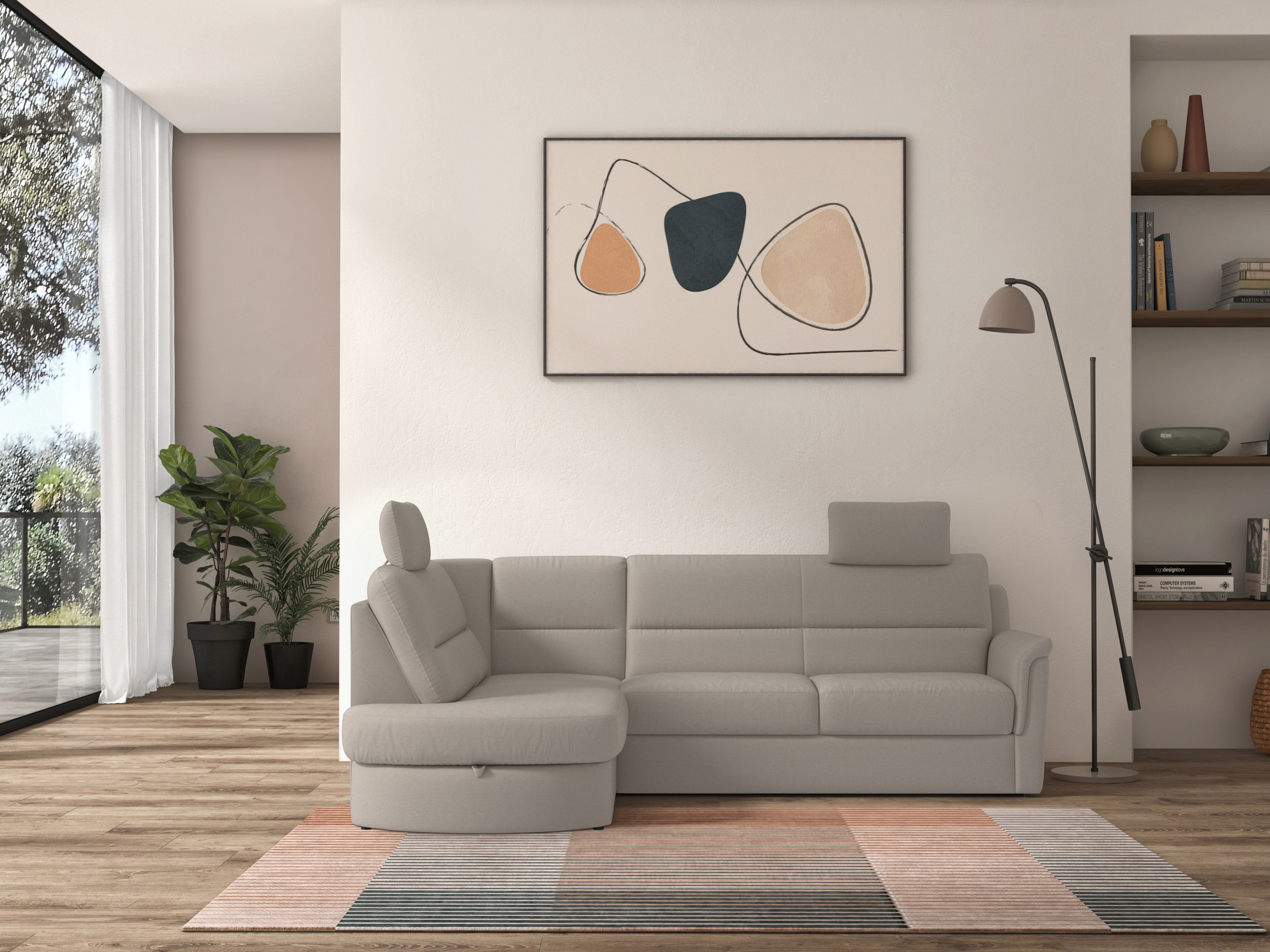 sit&more Ecksofa "Panini L-Form", wahlweise mit Bettfunktion und Bettkasten günstig online kaufen