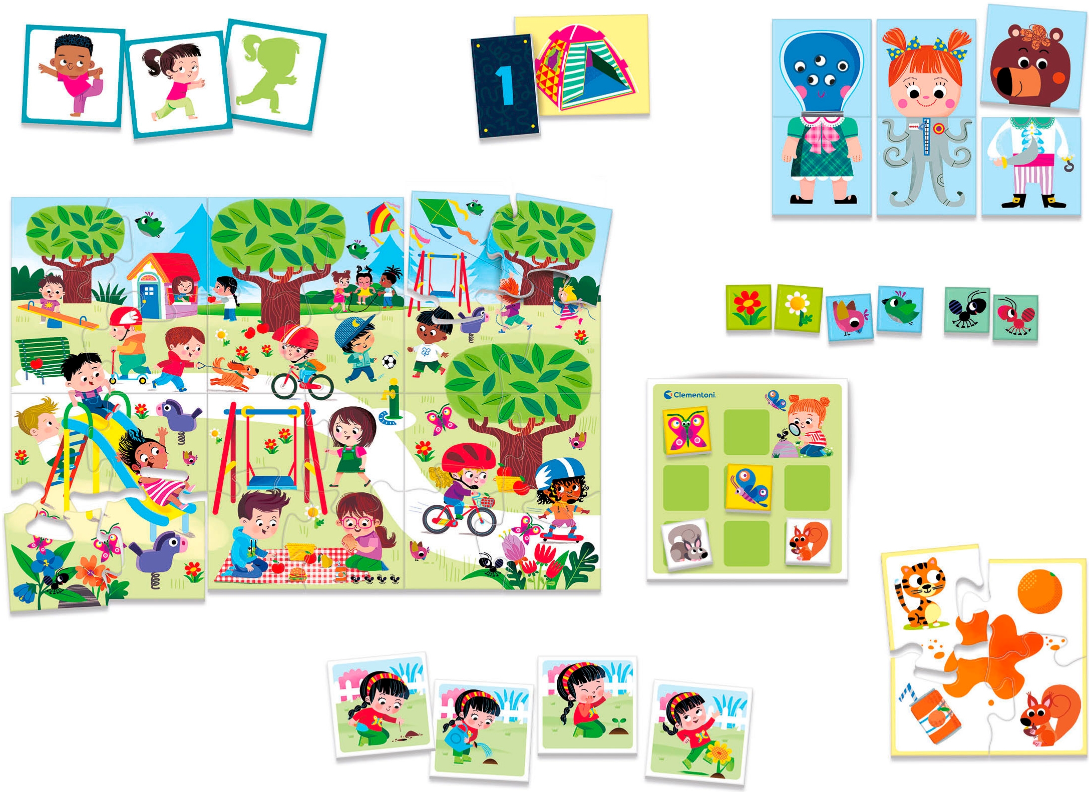 Clementoni® Spiel »Education, Lernspiel 8 in 1«, Made in Europe