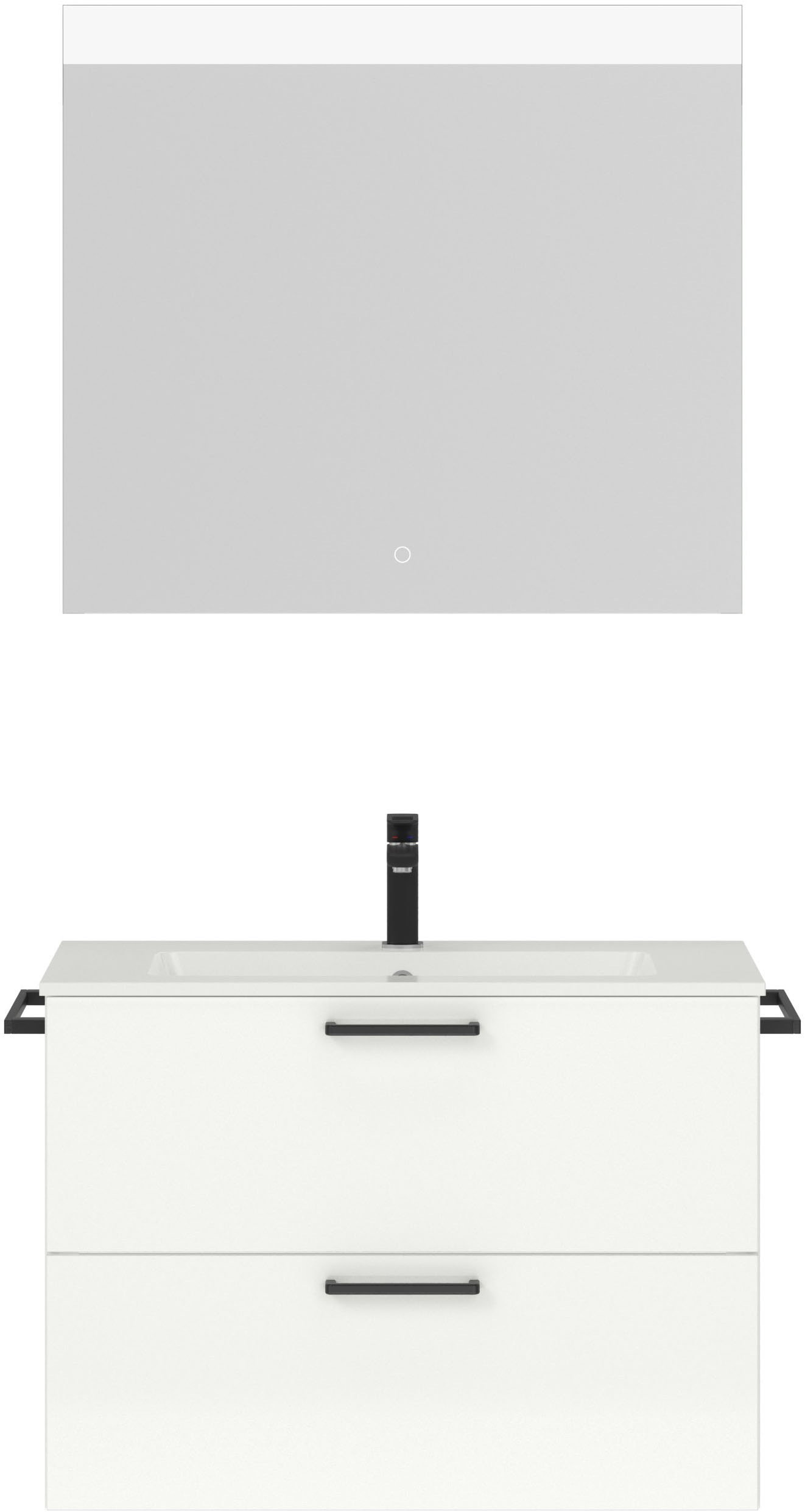 nobilia® Badmöbel-Set »Tolvina« vormontiert, mit Soft-Close, 2 Stk. tlg. günstig online kaufen