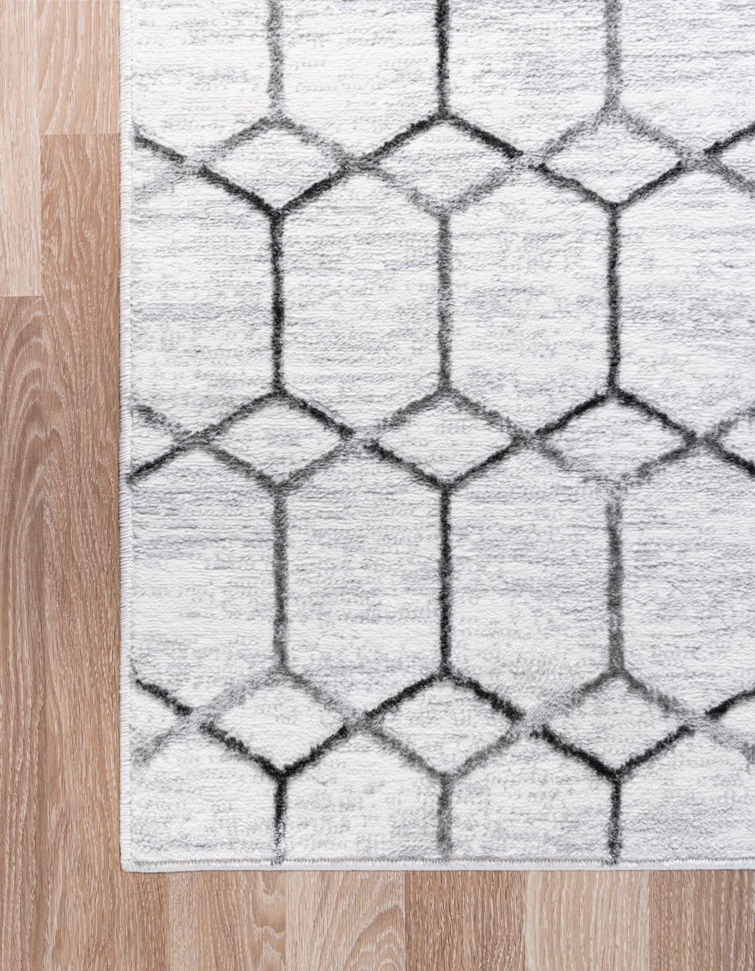 Myflair Möbel & Accessoires Teppich »Titan Trellis, LAGERRÄUMUNG!«, rechteckig, 13 mm Höhe, Kurzflor, gewebt, modernes geometrisches Design